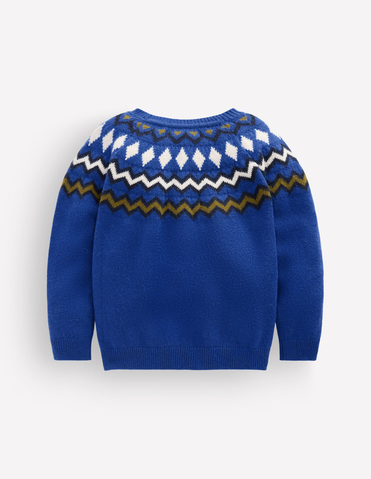 Fair Isle Jumper-Blue-2