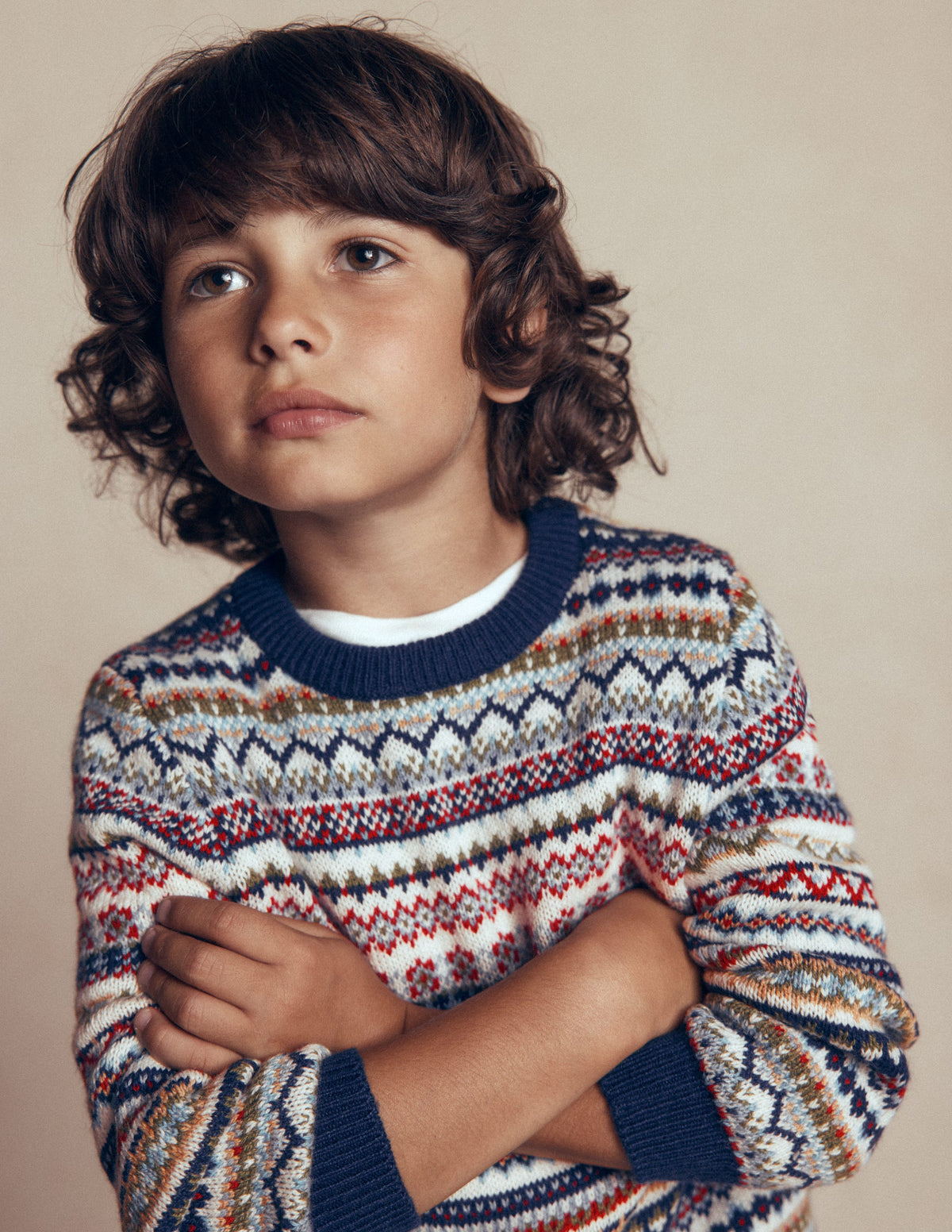 Fair Isle Jumper-Multi Fairisle - Image 1