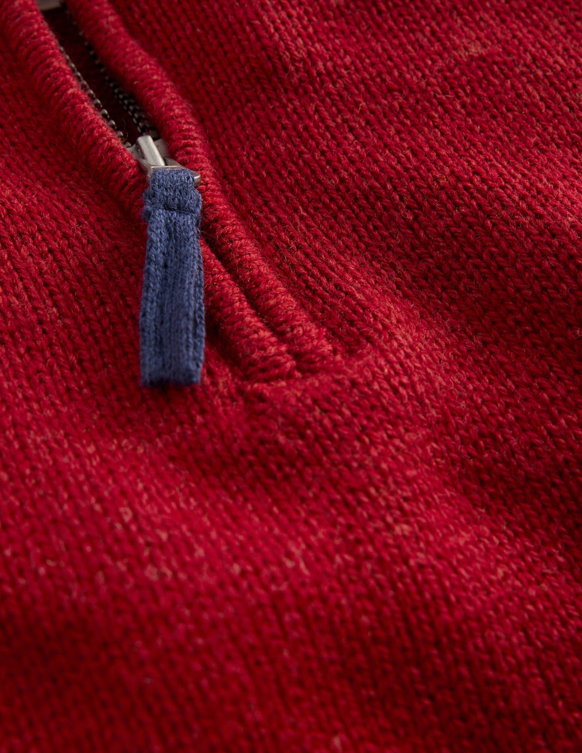 Heritage Half-Zip Sweater-Crimson Red-3