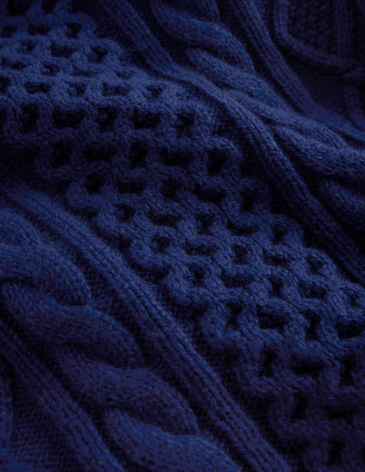 Heritage Cable Sweater-College Navy - Image 3