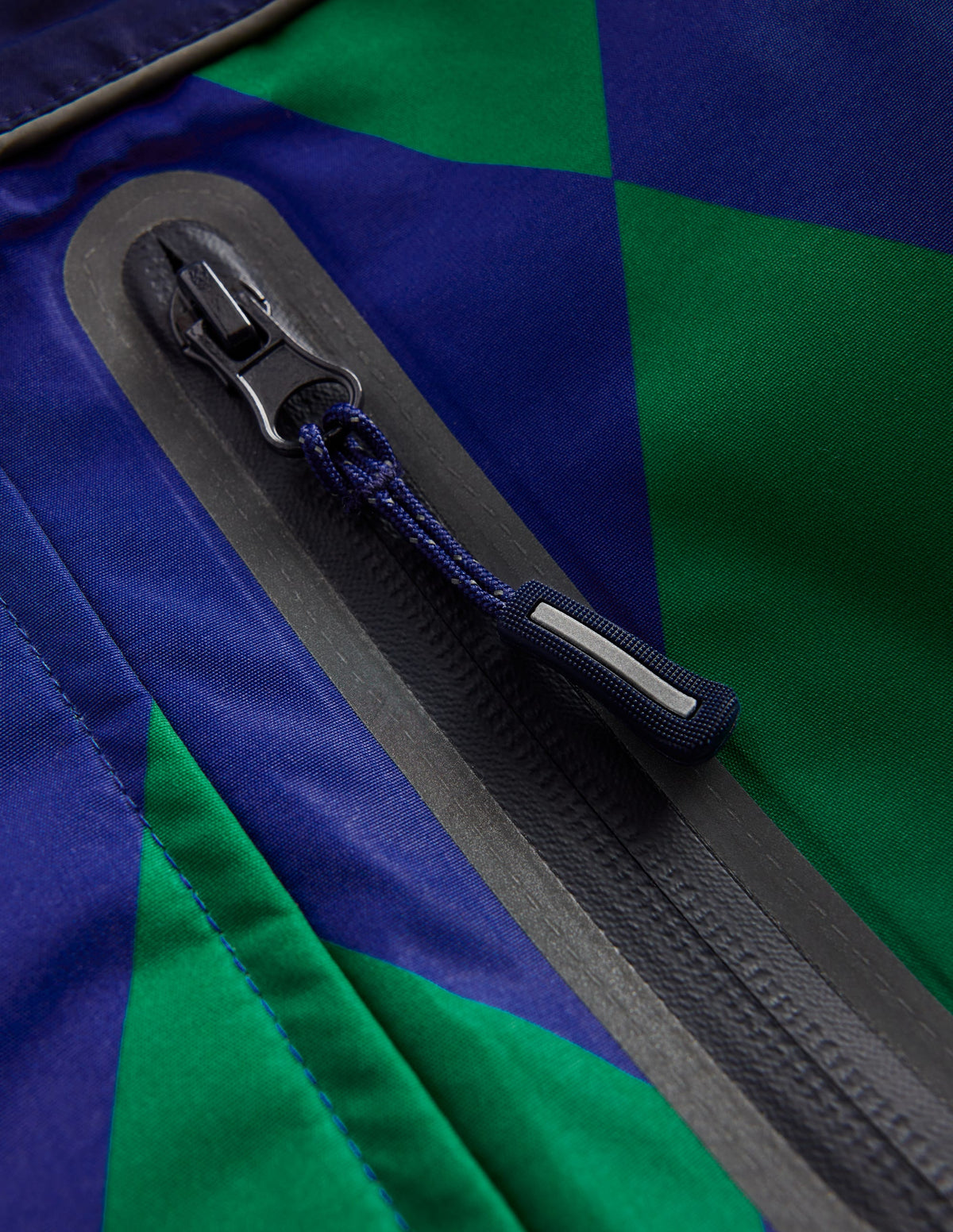 All-weather Waterproof Coat-Blue and Green-3