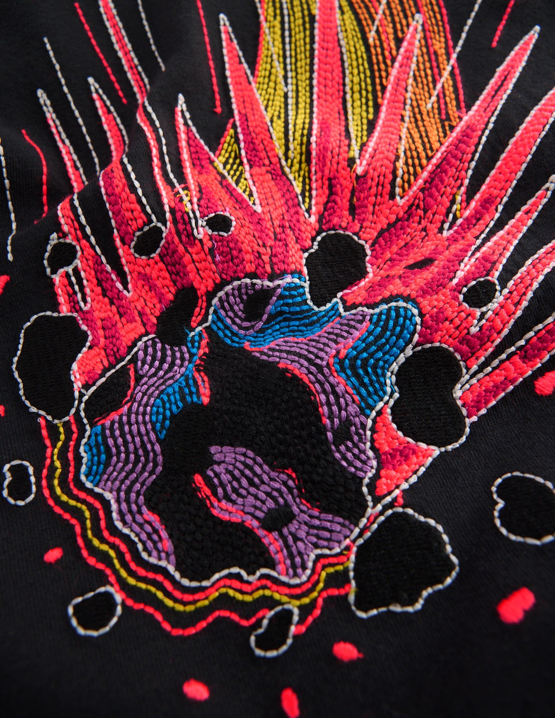 Glow Superstitch T-shirt-PHANTOM COMET-4