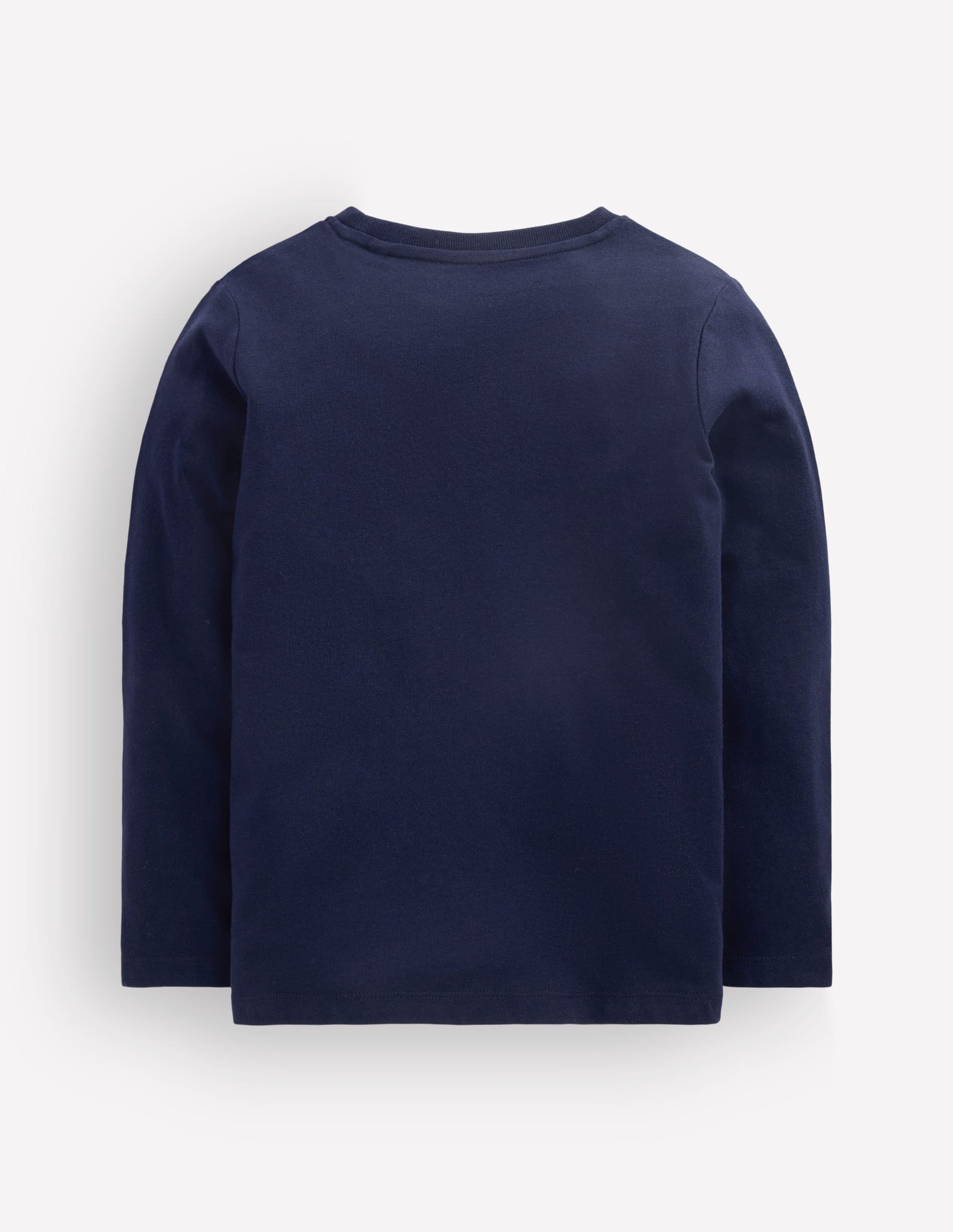 Glow Superstitch T-shirt-French Navy Scenic Wolf-4