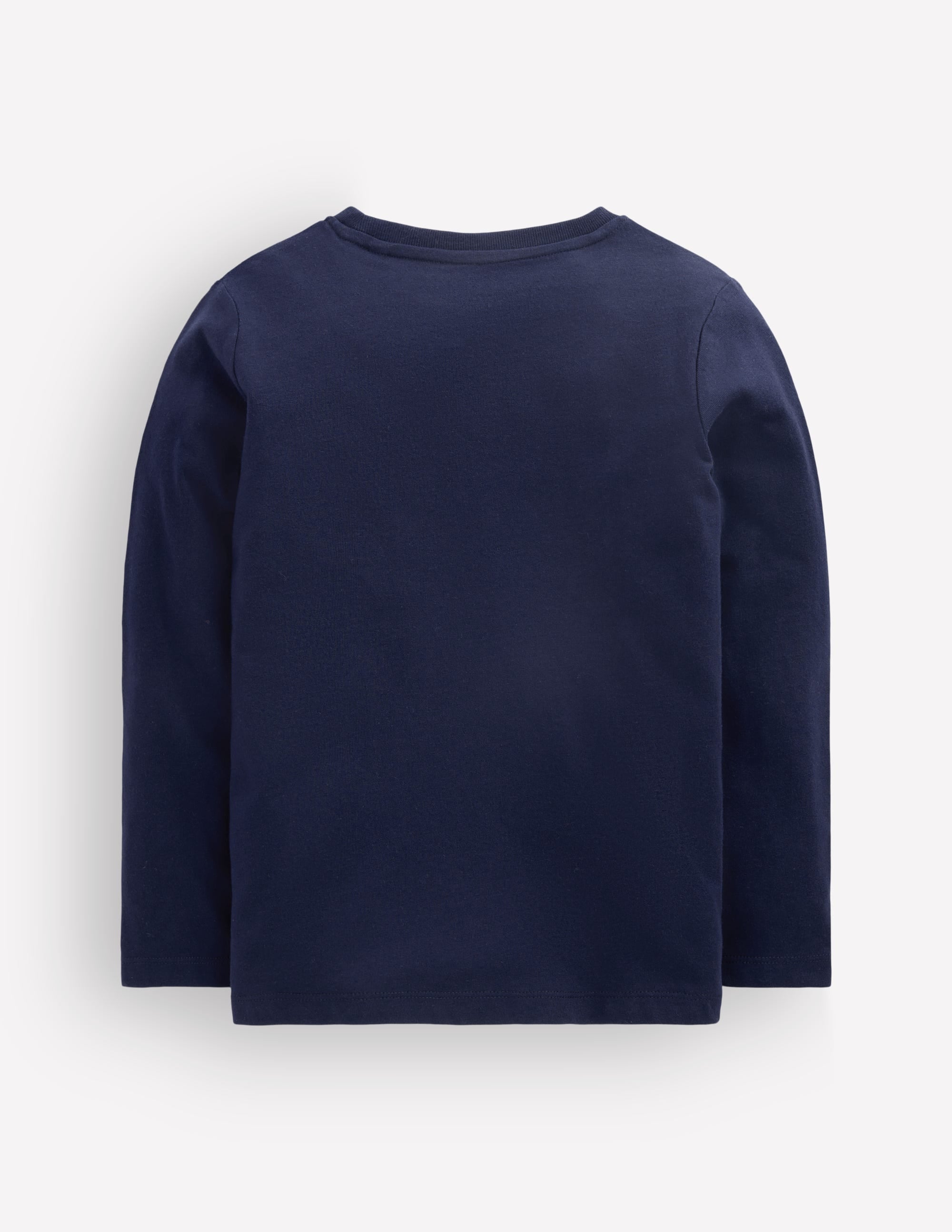 Glow Superstitch T-shirt-French Navy Scenic Wolf - Image 4