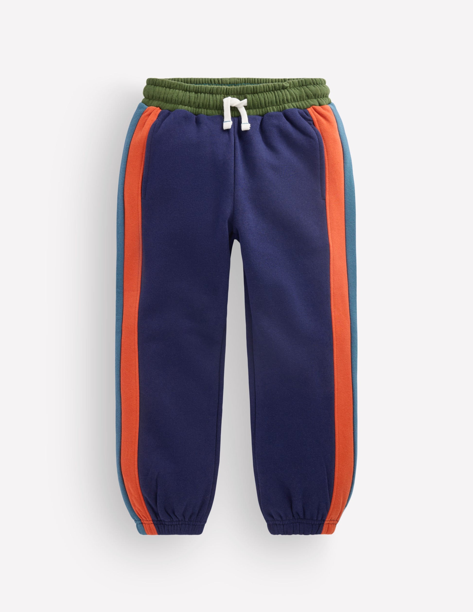 Colourblock Cuffed Joggers-BLUE HEAVEN/ MAYFLY-1