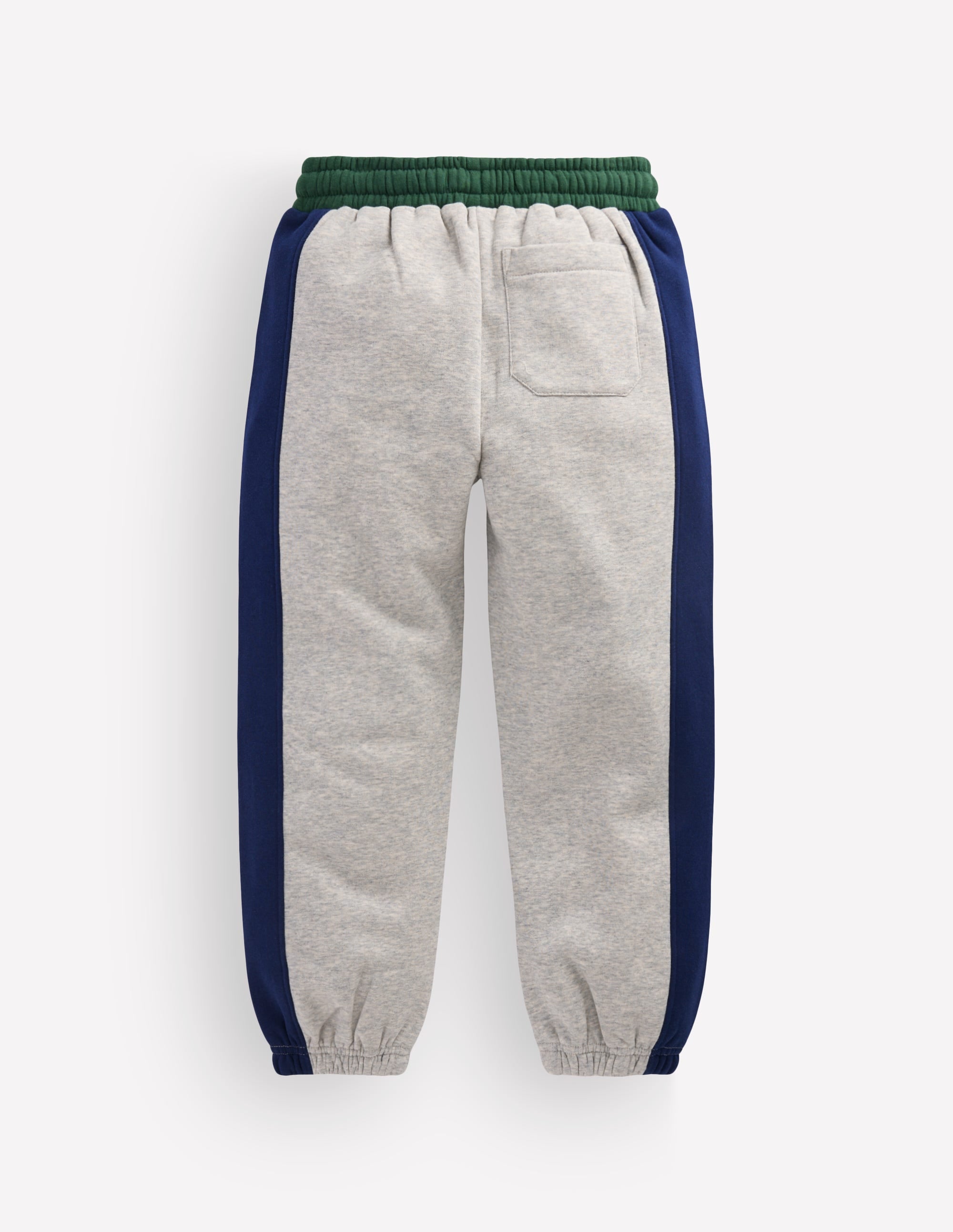 Colourblock Cuffed Joggers-GREY MARL MULTI STRIPE - Image 2