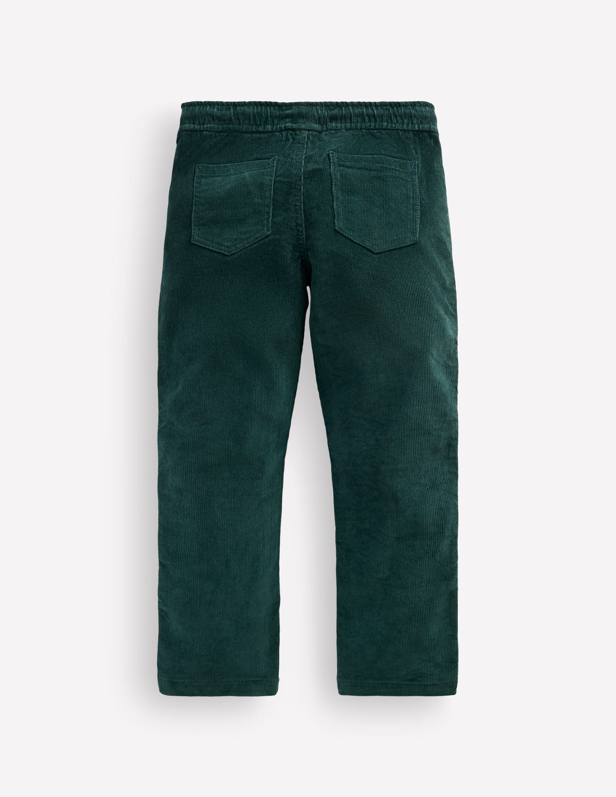 Slim Pull-on Pants-Dark Green Cord - Image 2
