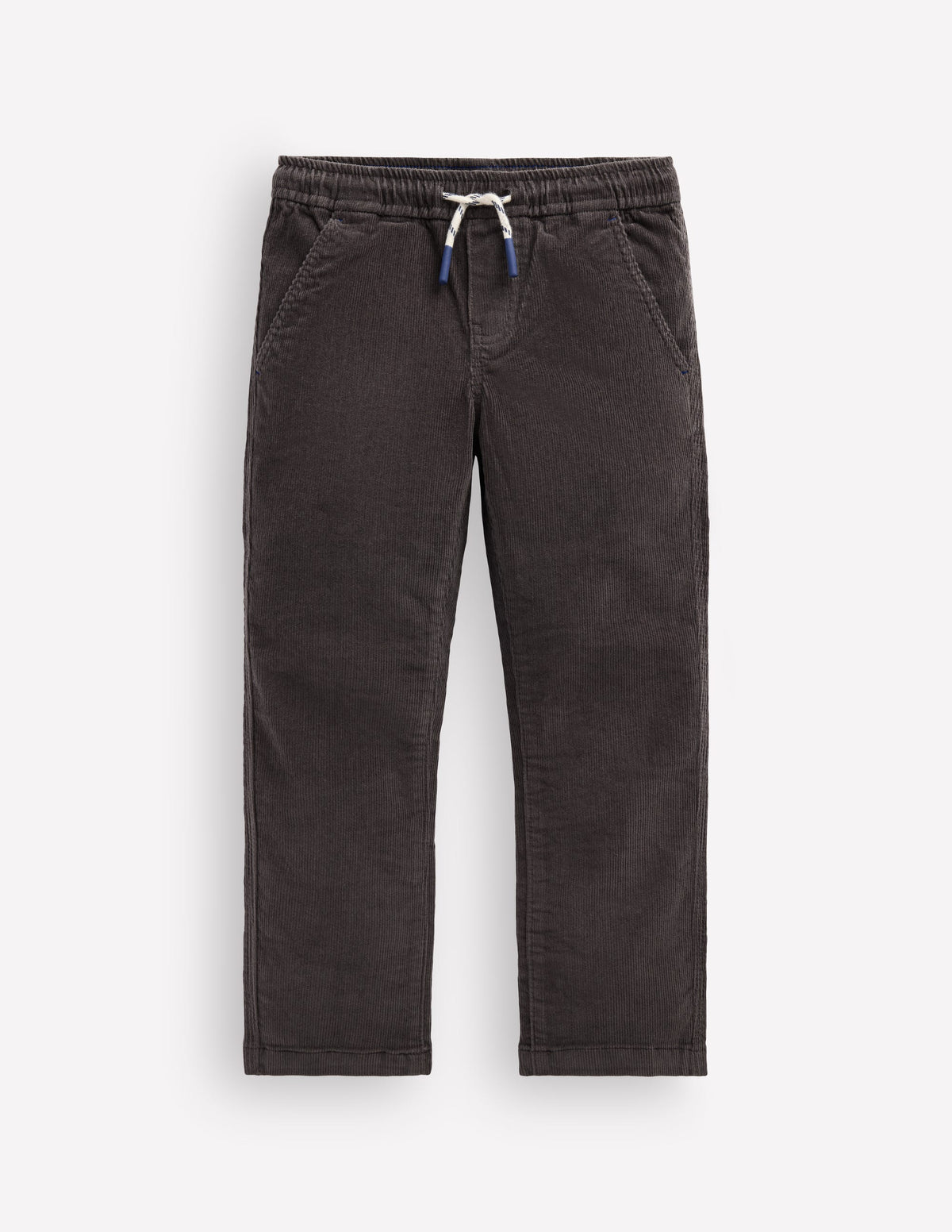 Slim Pull-on Pants-Grey Cord - Image 1