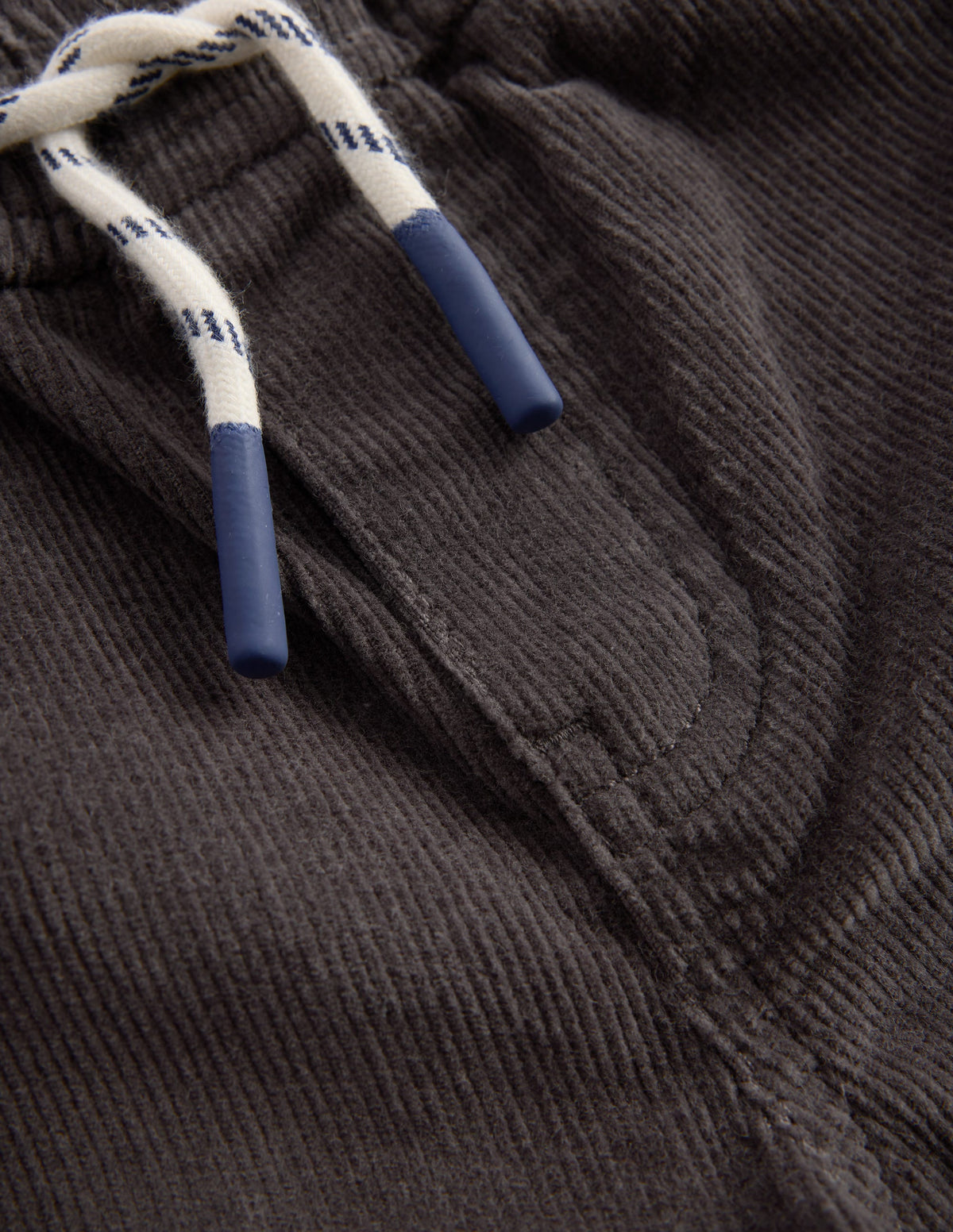 Slim Pull-on Pants-Grey Cord - Image 3