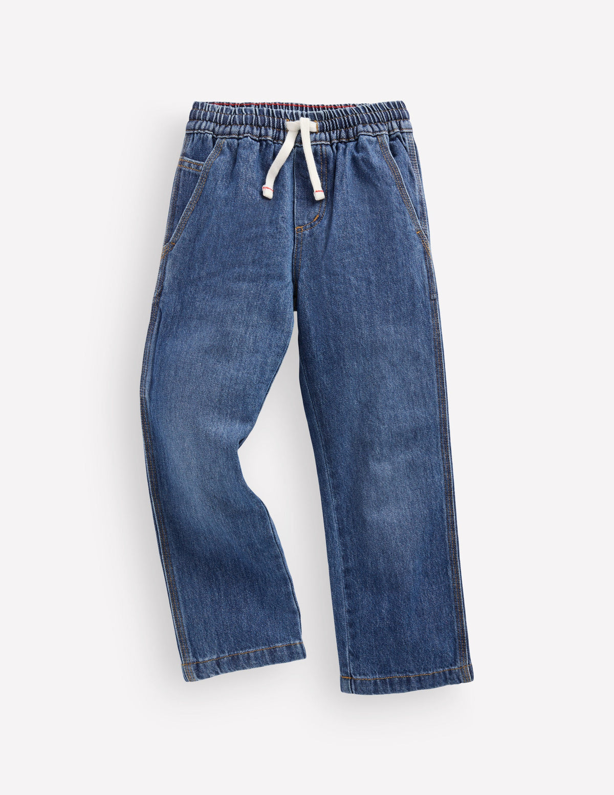 Pull-on Carpenter Jeans-Mid Wash - Image 1