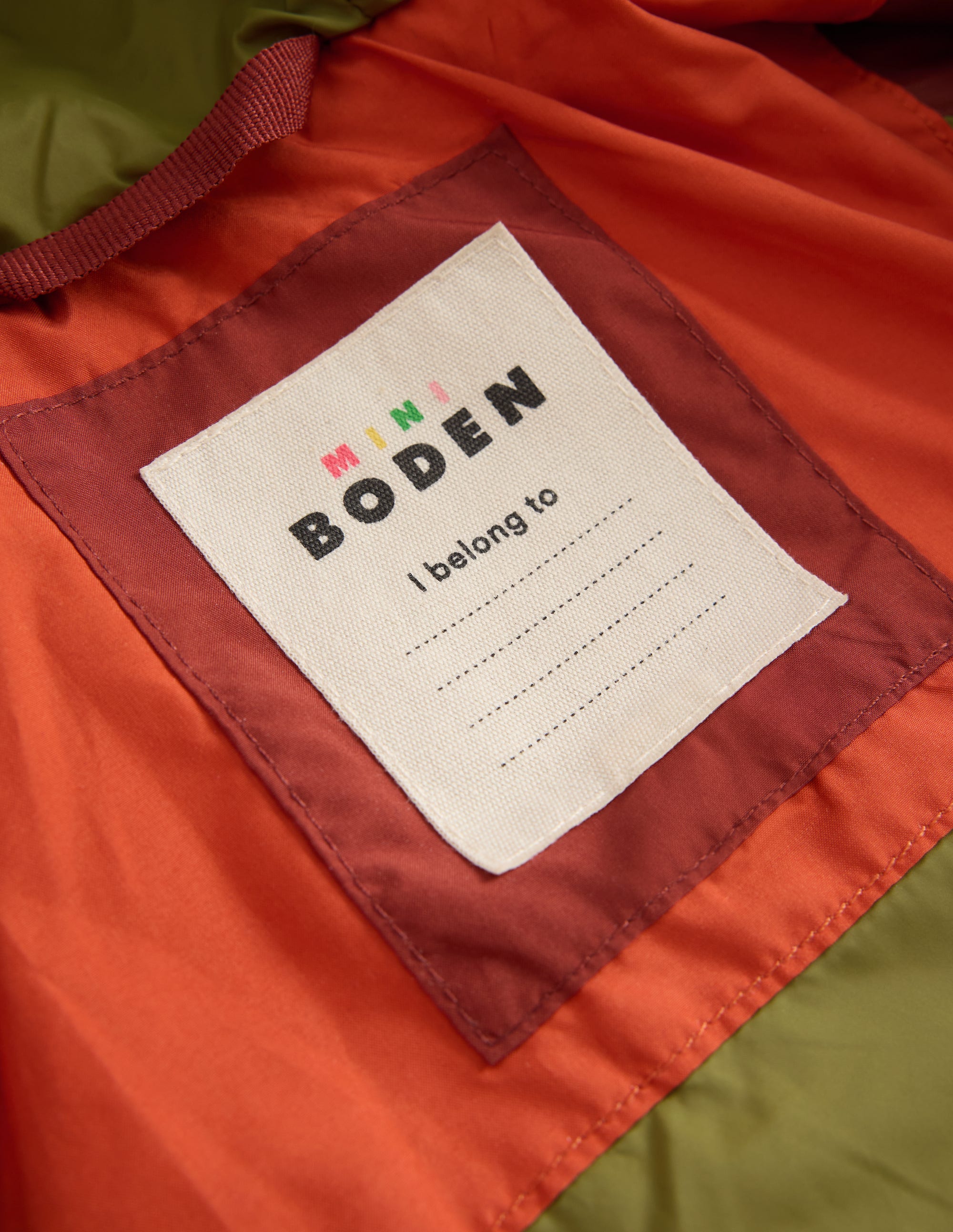 Quilted Borg Jacket-Rust Mix - Image 4