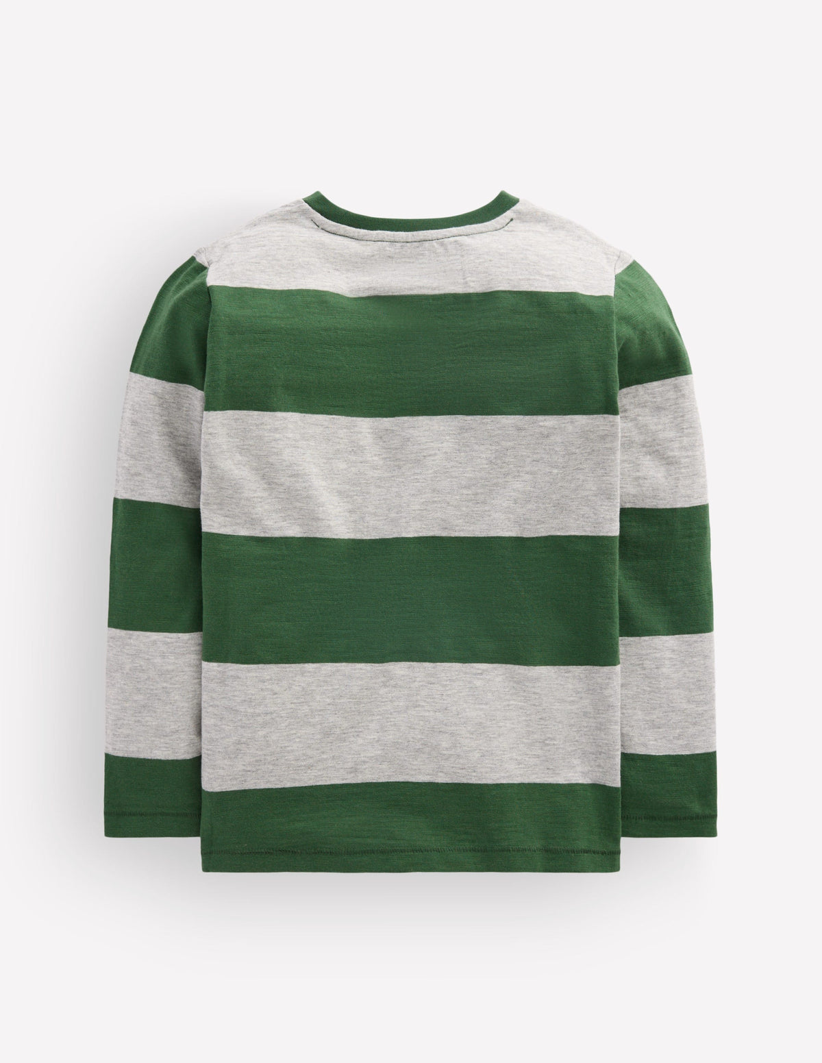 Everyday Long Sleeve T-Shirt-Hunter Green / Grey Marl-2