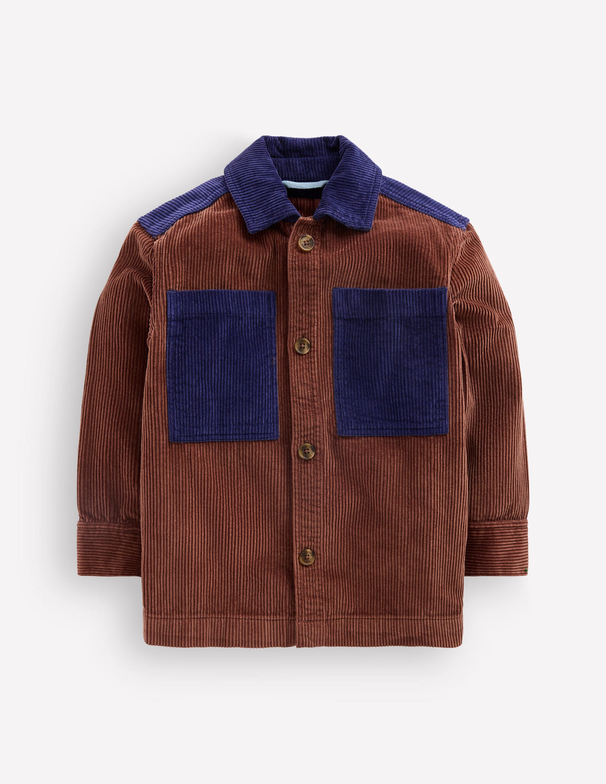 Front Pocket Overshirt-Woodland Brown - Image 1