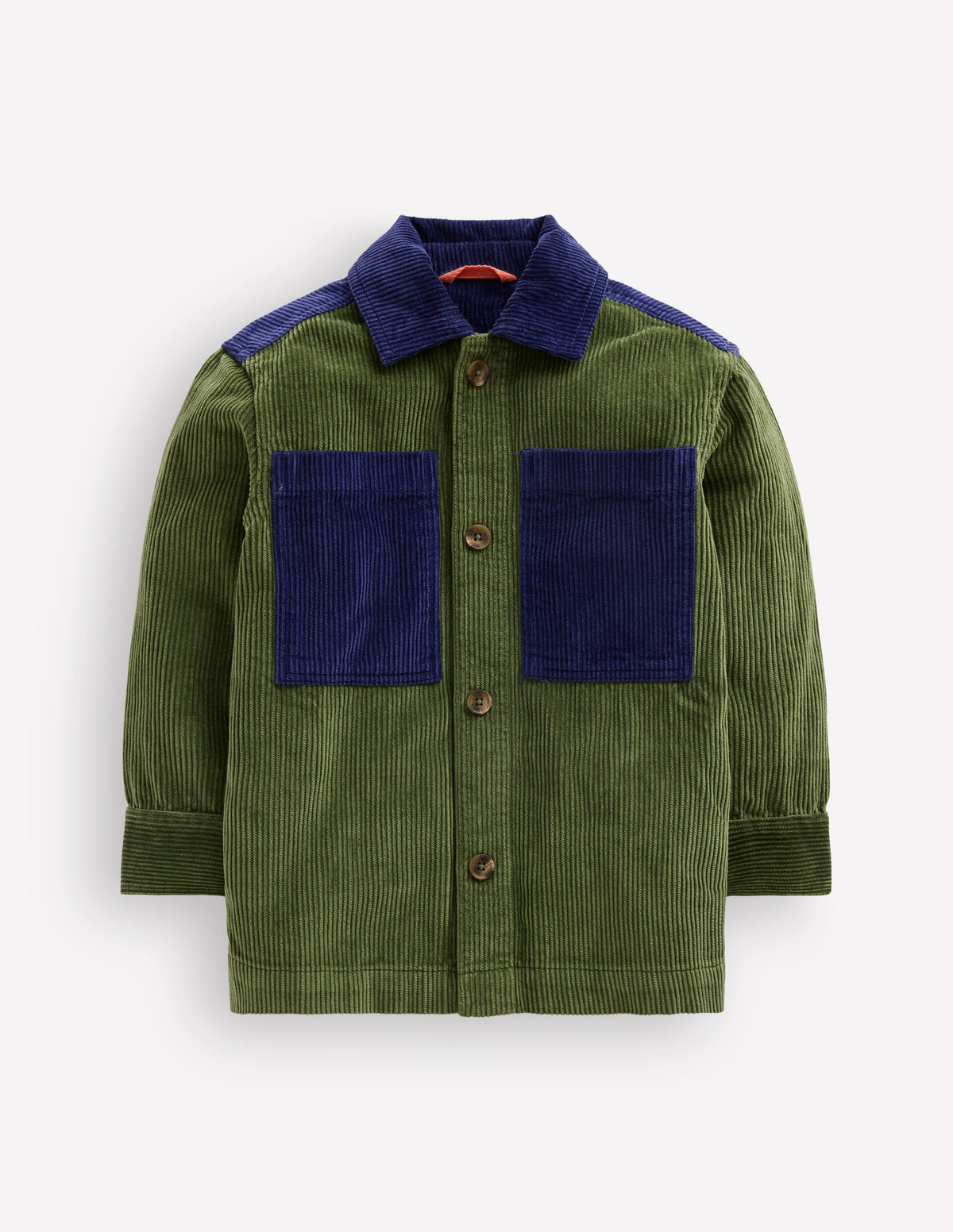 Front Pocket Overshirt-Brunswick Green - Image 1