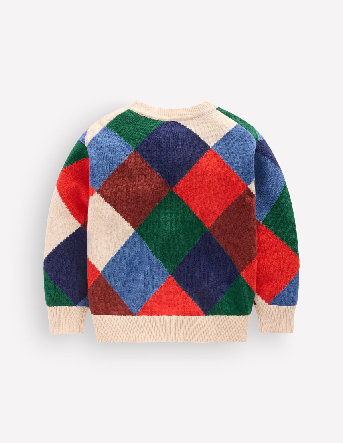 Argyle Jumper-Multi-2