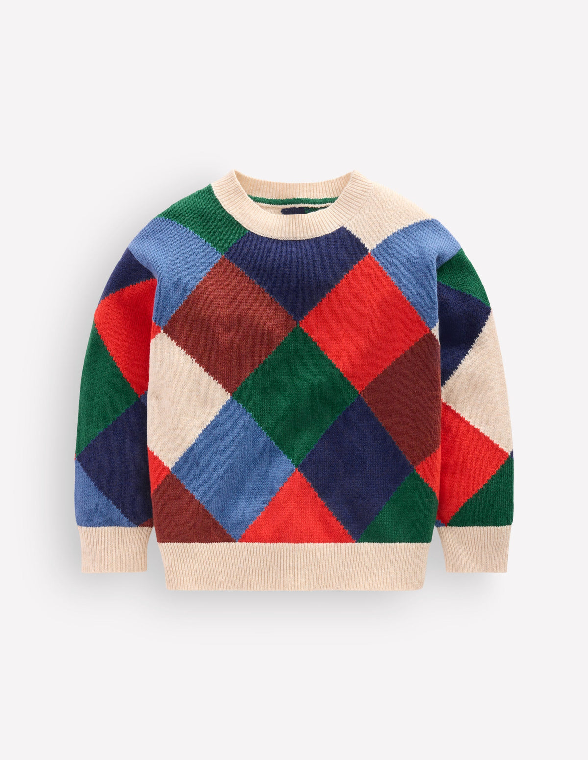 Argyle Jumper-Multi - Image 1