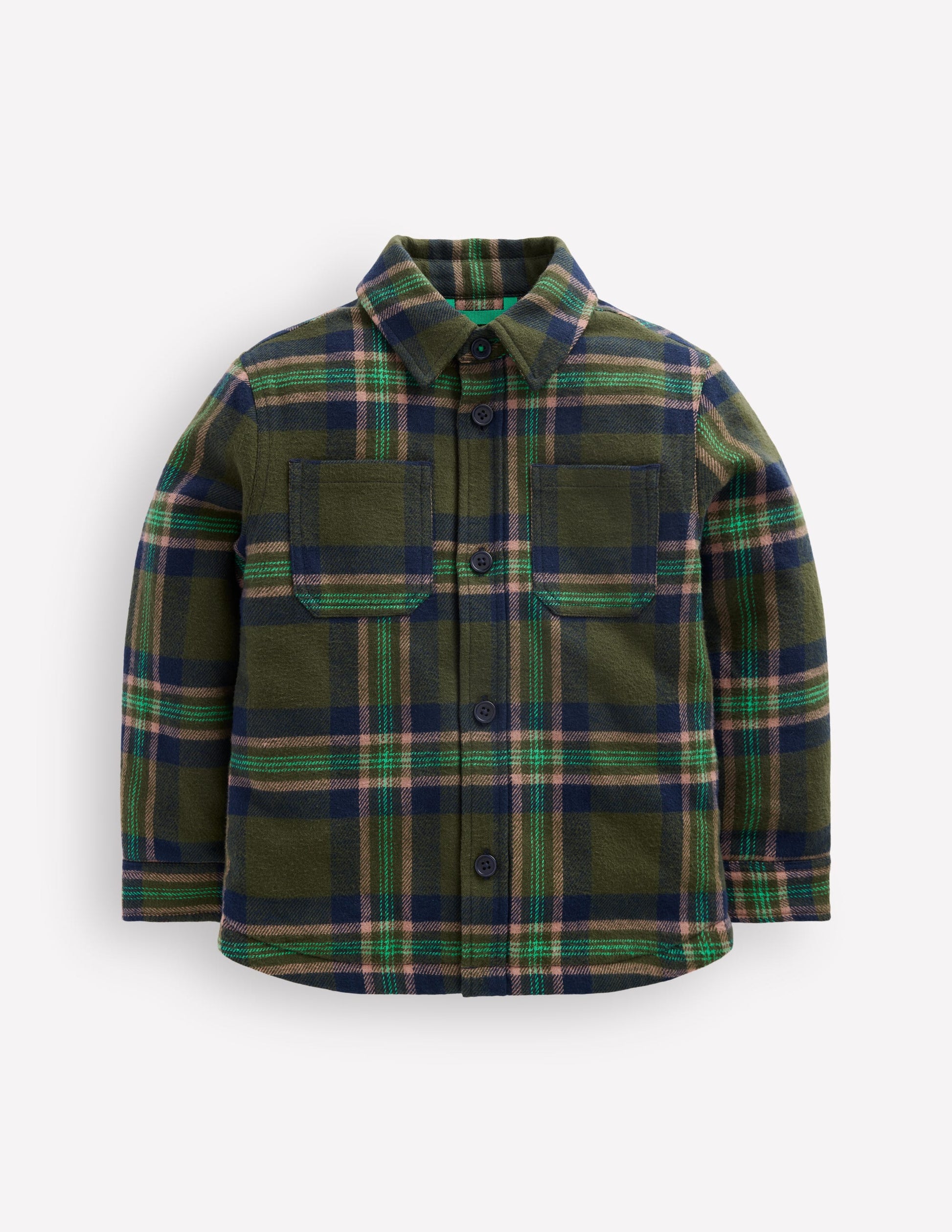 Shacket-Green Check-2