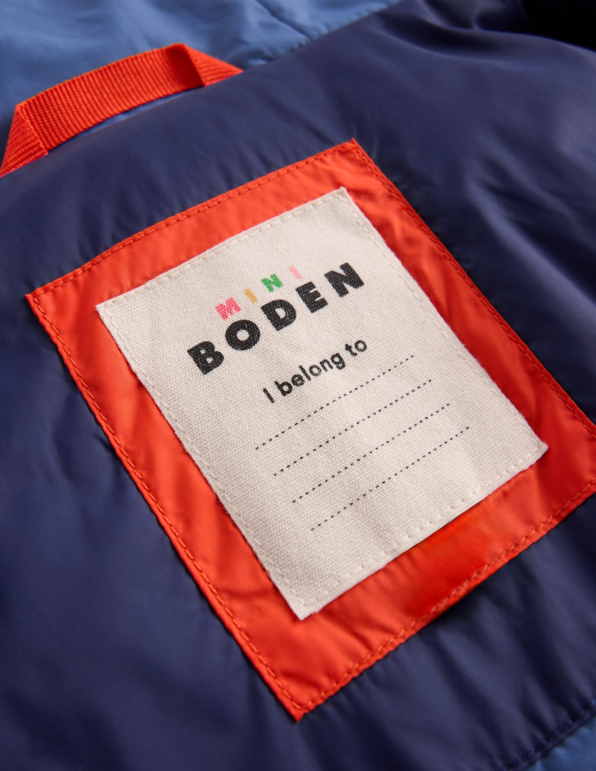 2-in-1 Borg Mix Panel Jacket-Navy - Image 4