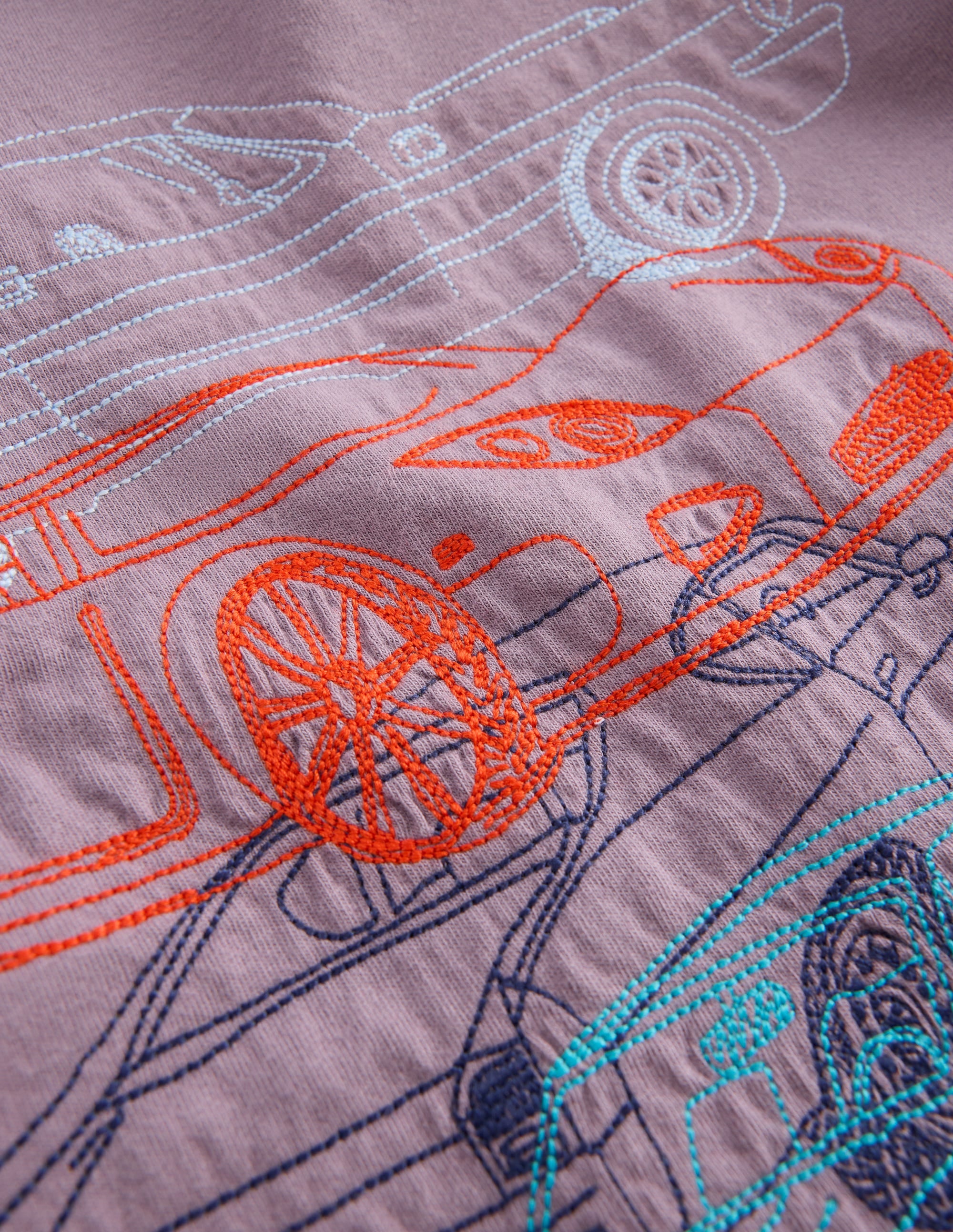 Stacking Superstitch T-shirt-GREY RIDGE COOL CARS - Image 3