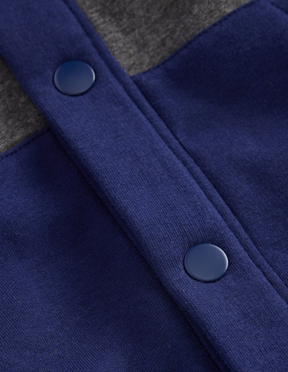 Colourblock Hoodie-Charcoal Marl-3