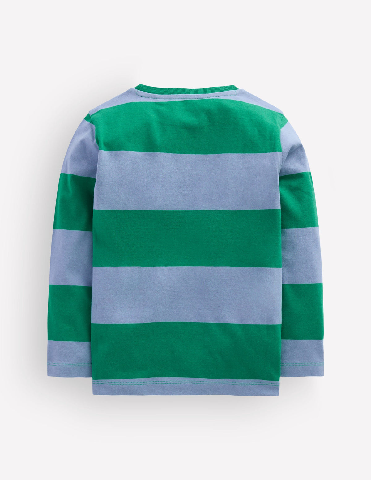 Striped Stitch Detail T-Shirt-Dog-2