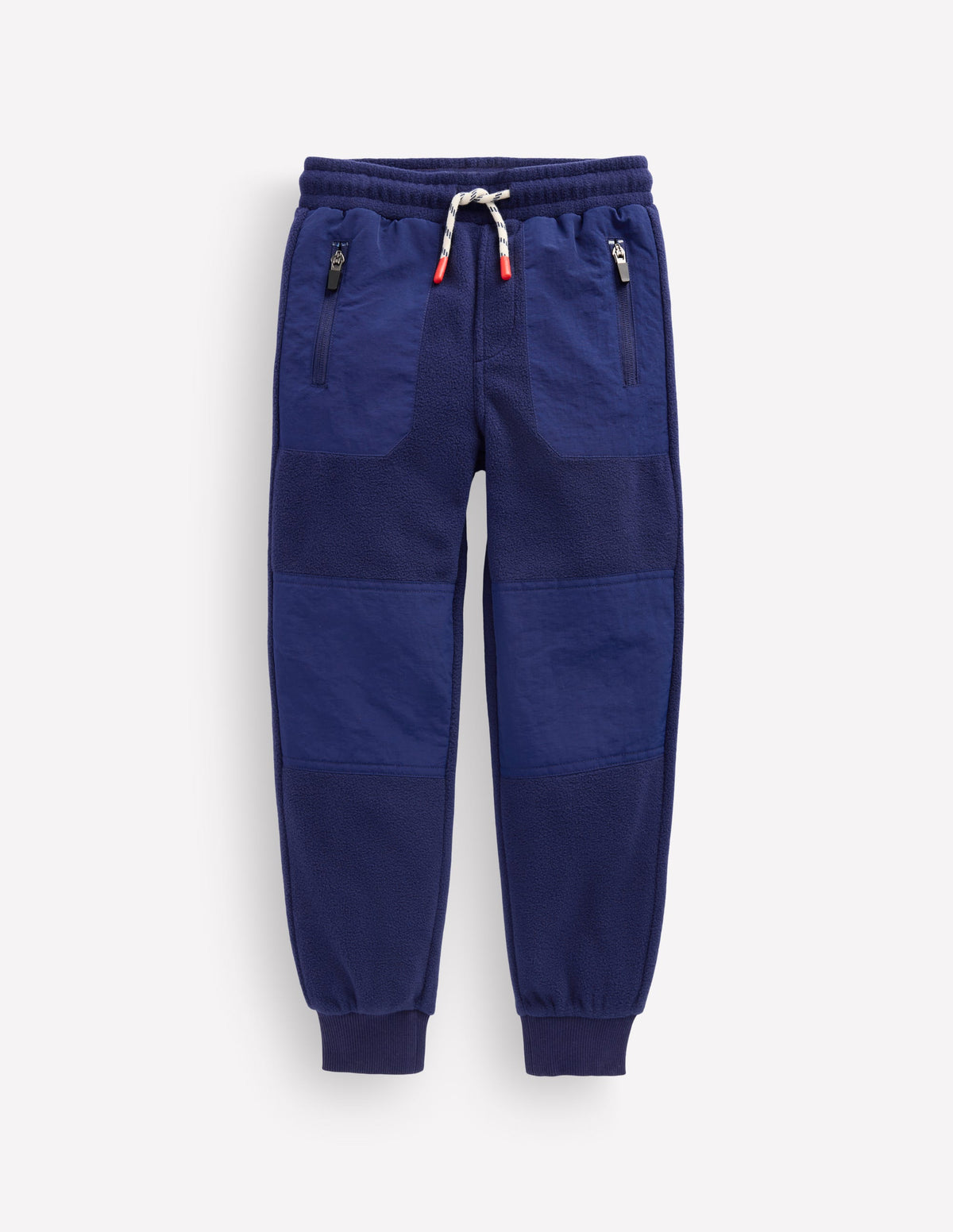 Warrior Knee Fleece Joggers-Denim Blue - Image 1