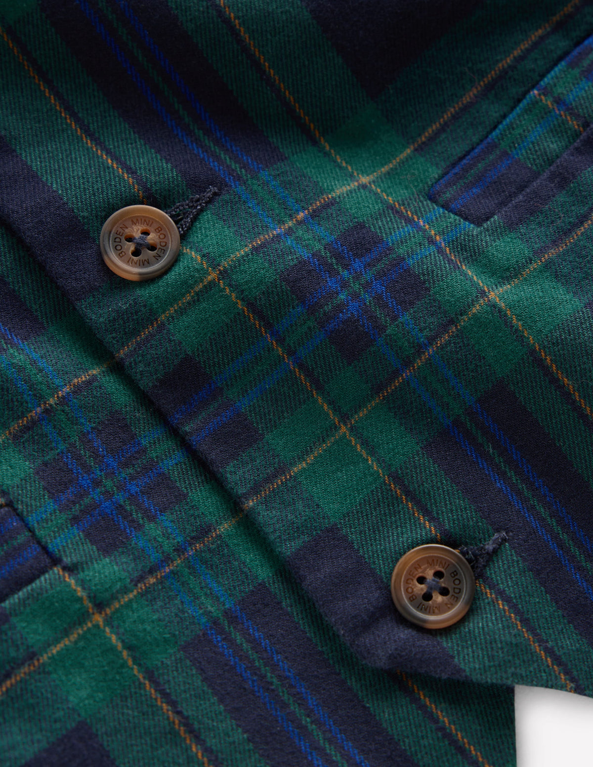 Check Waistcoat-Navy Check-3