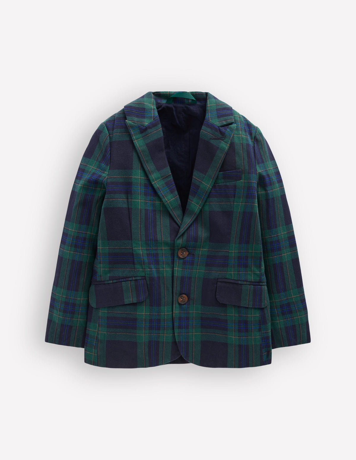 Smart Check Blazer-Navy Check-2