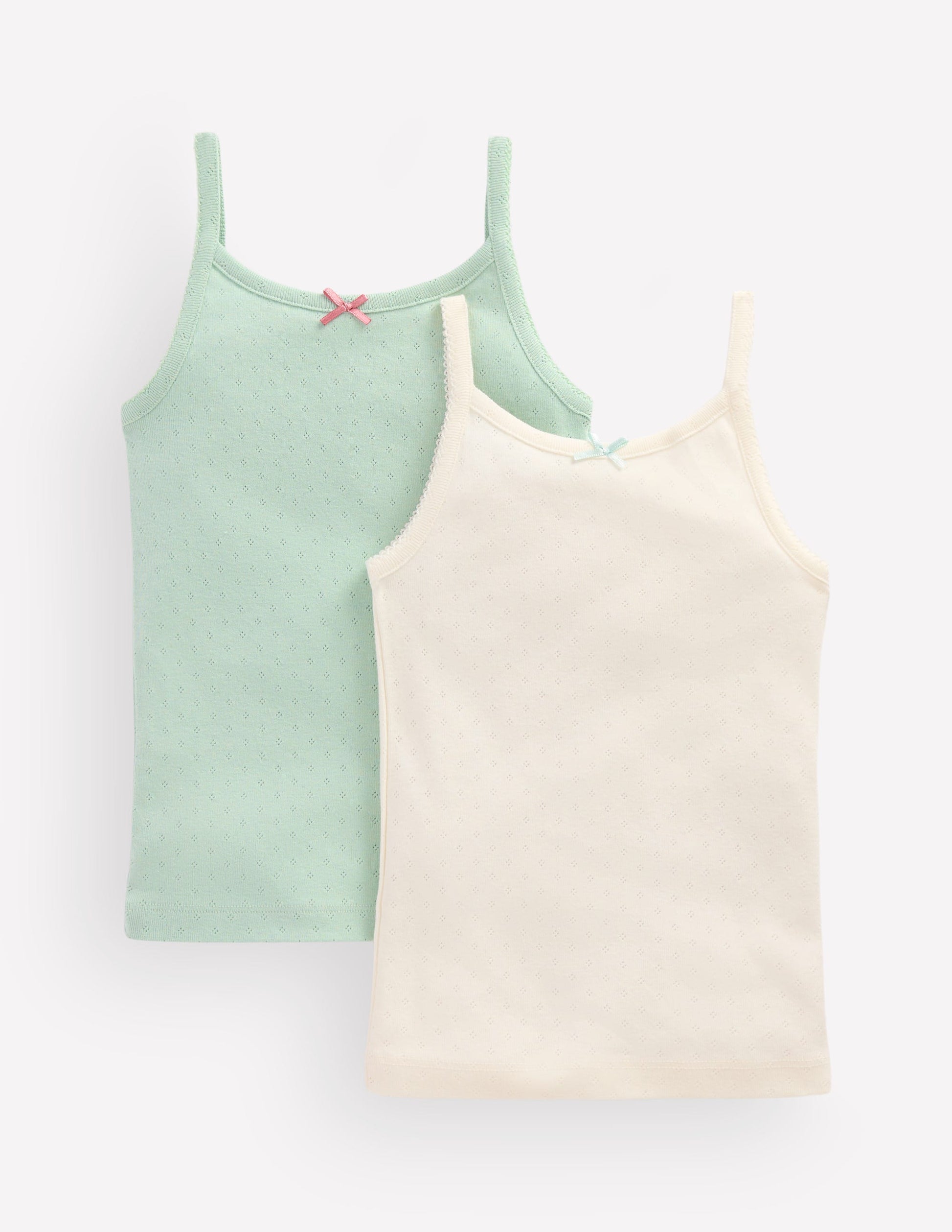 2-Pack Pointelle Tank Tops-Harbor Grey-1