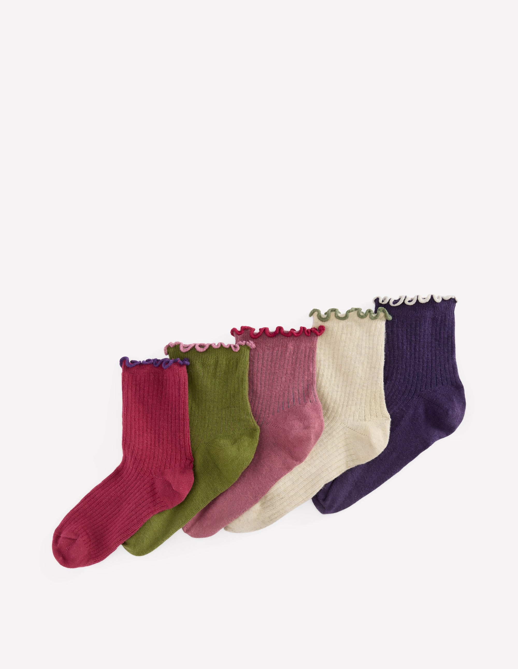 5-Pack Frill Socks-Multi - Image 1