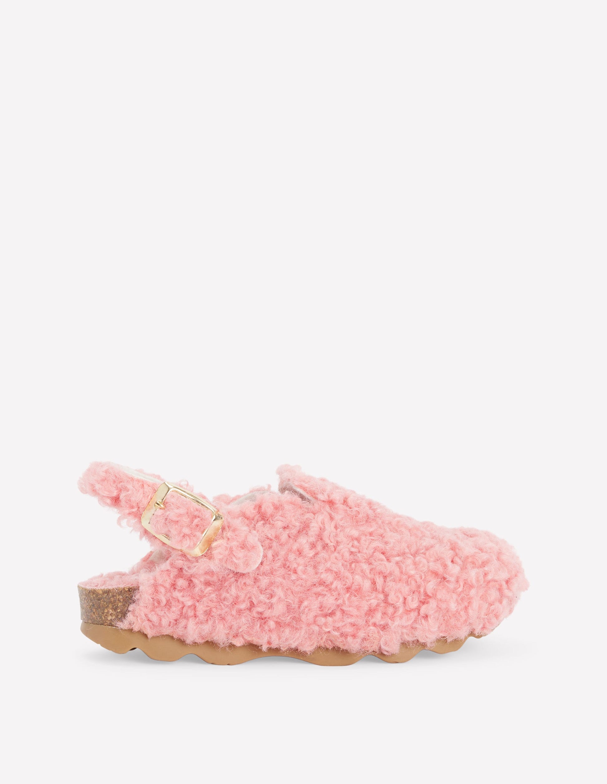 Cosy Borg Slippers-Pink-1
