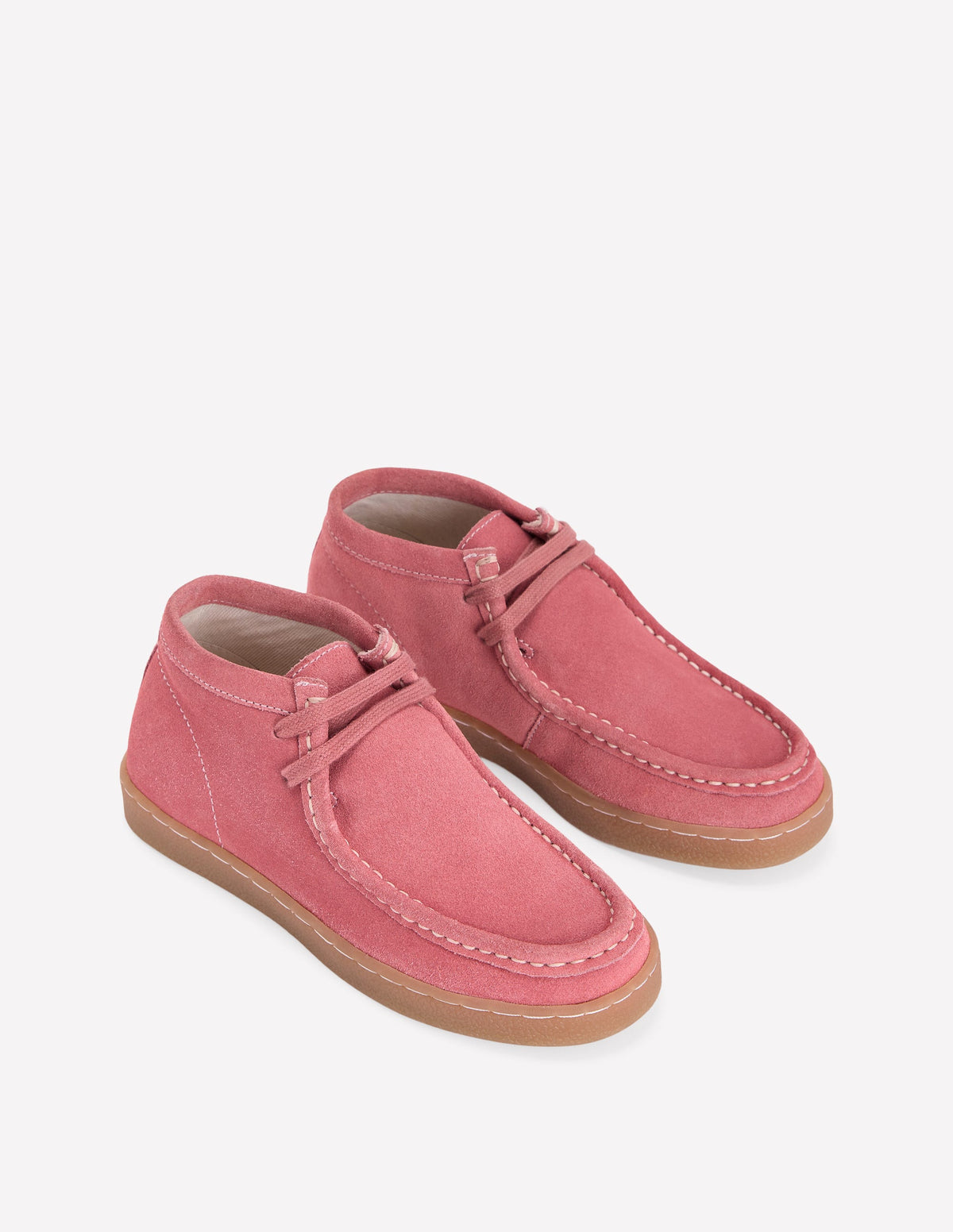 Suede Moccasin Shoe-Vintage Rose - Image 2