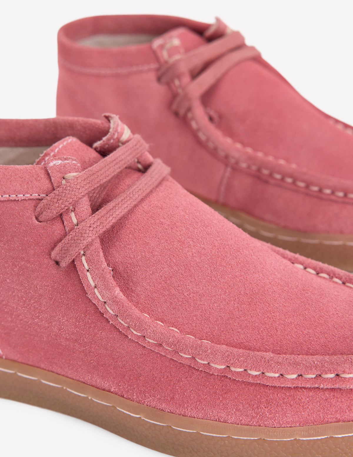 Suede Moccasin Shoe-Vintage Rose - Image 3