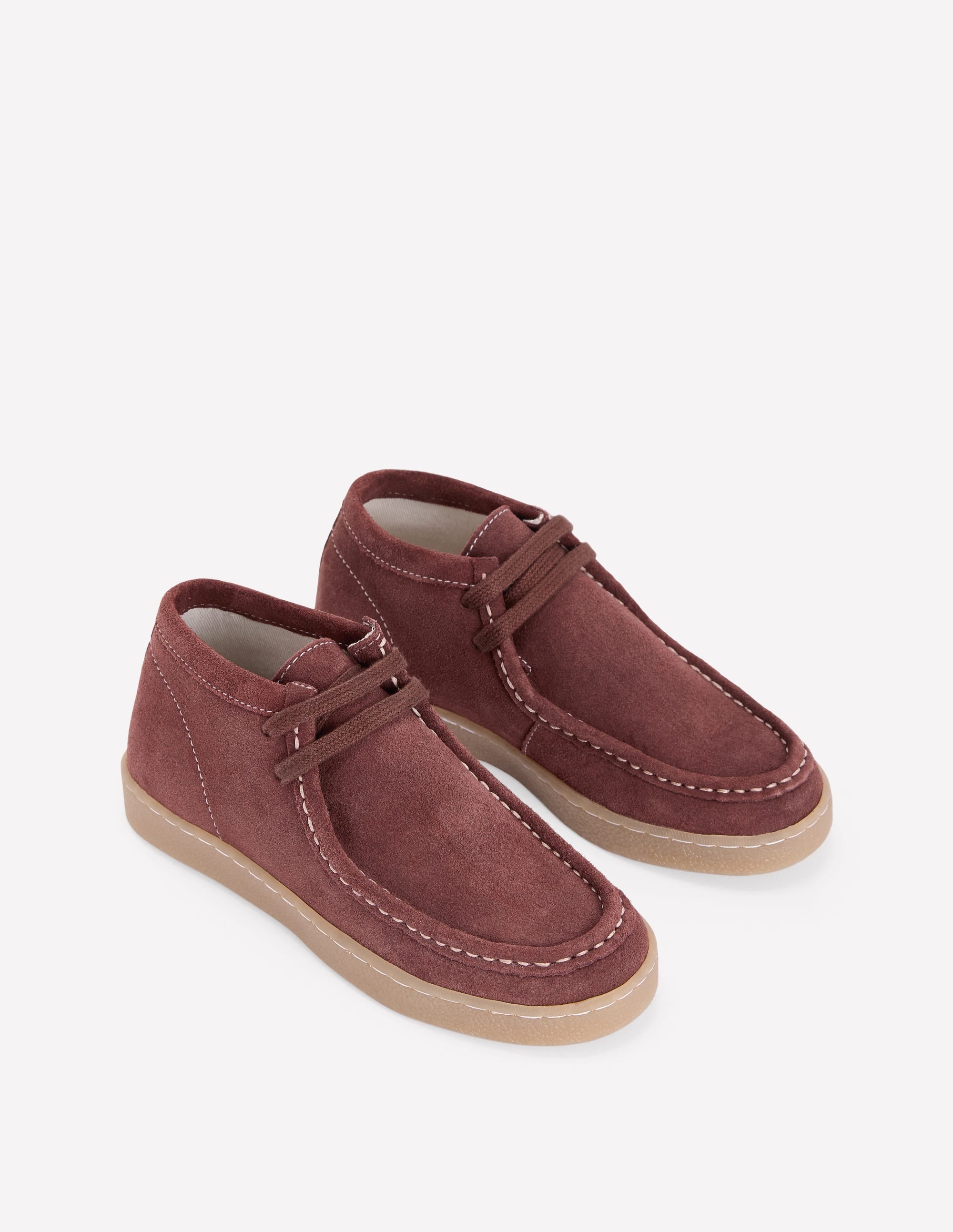 Suede Moccasin Shoe-Woodland Brown - Image 3