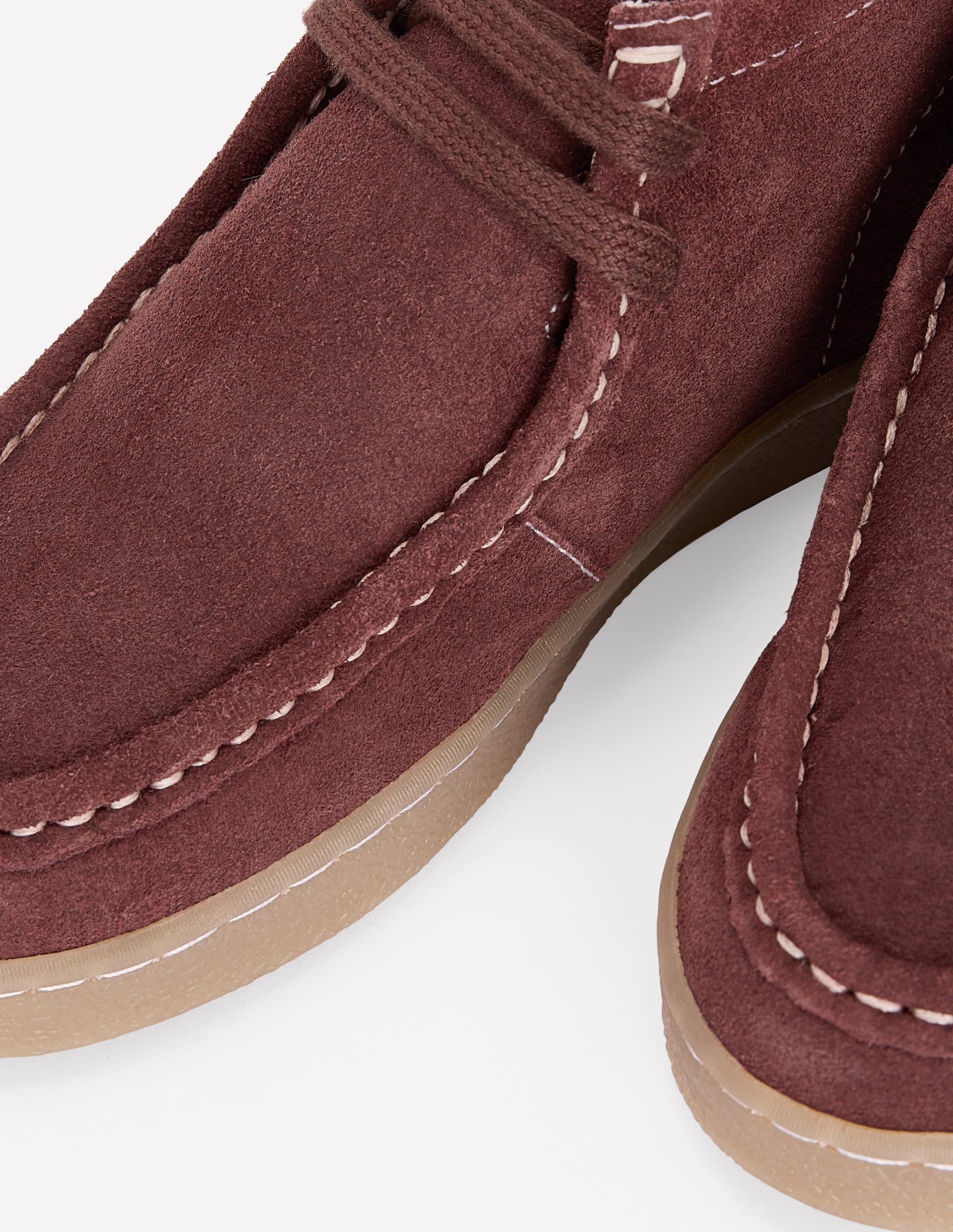 Suede Moccasin Shoe-Woodland Brown - Image 4