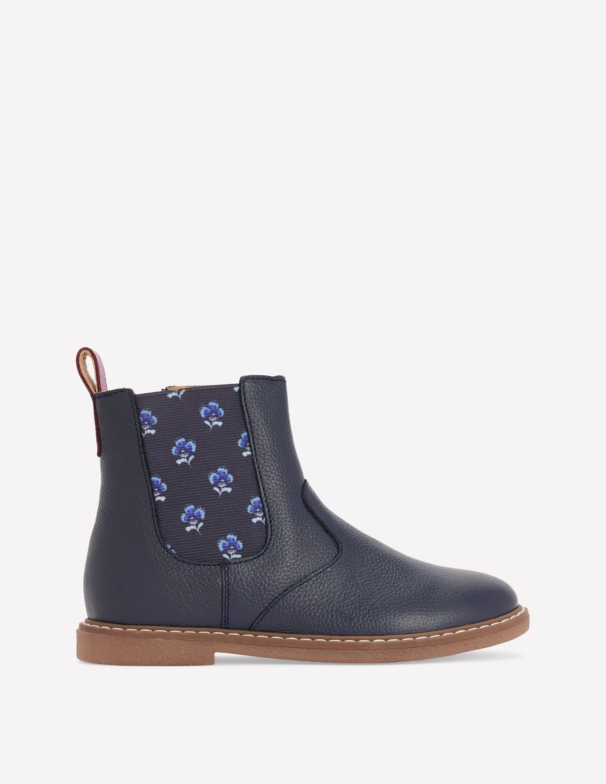 Chelsea Boots-Navy Floral - Image 1