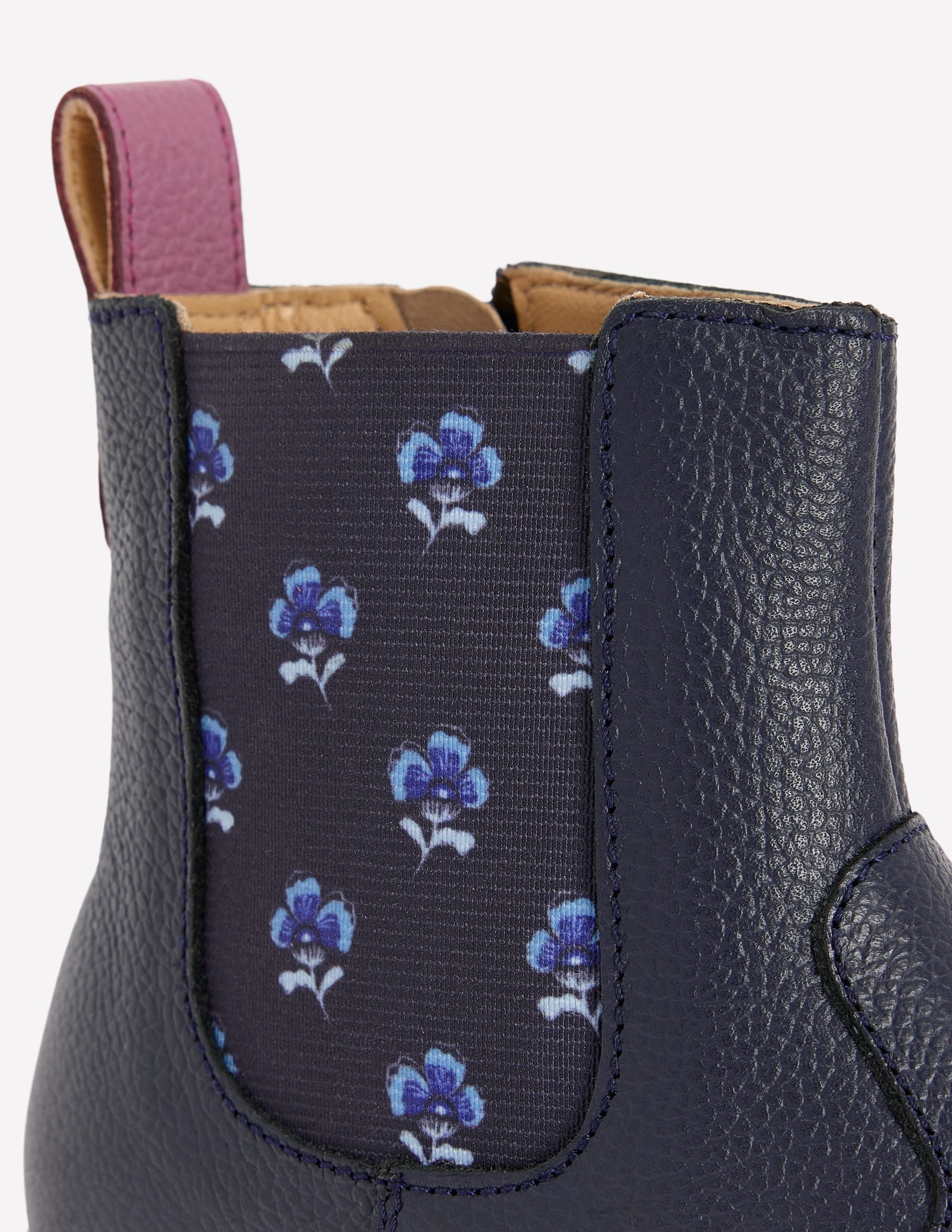 Chelsea Boots-Navy Floral - Image 3