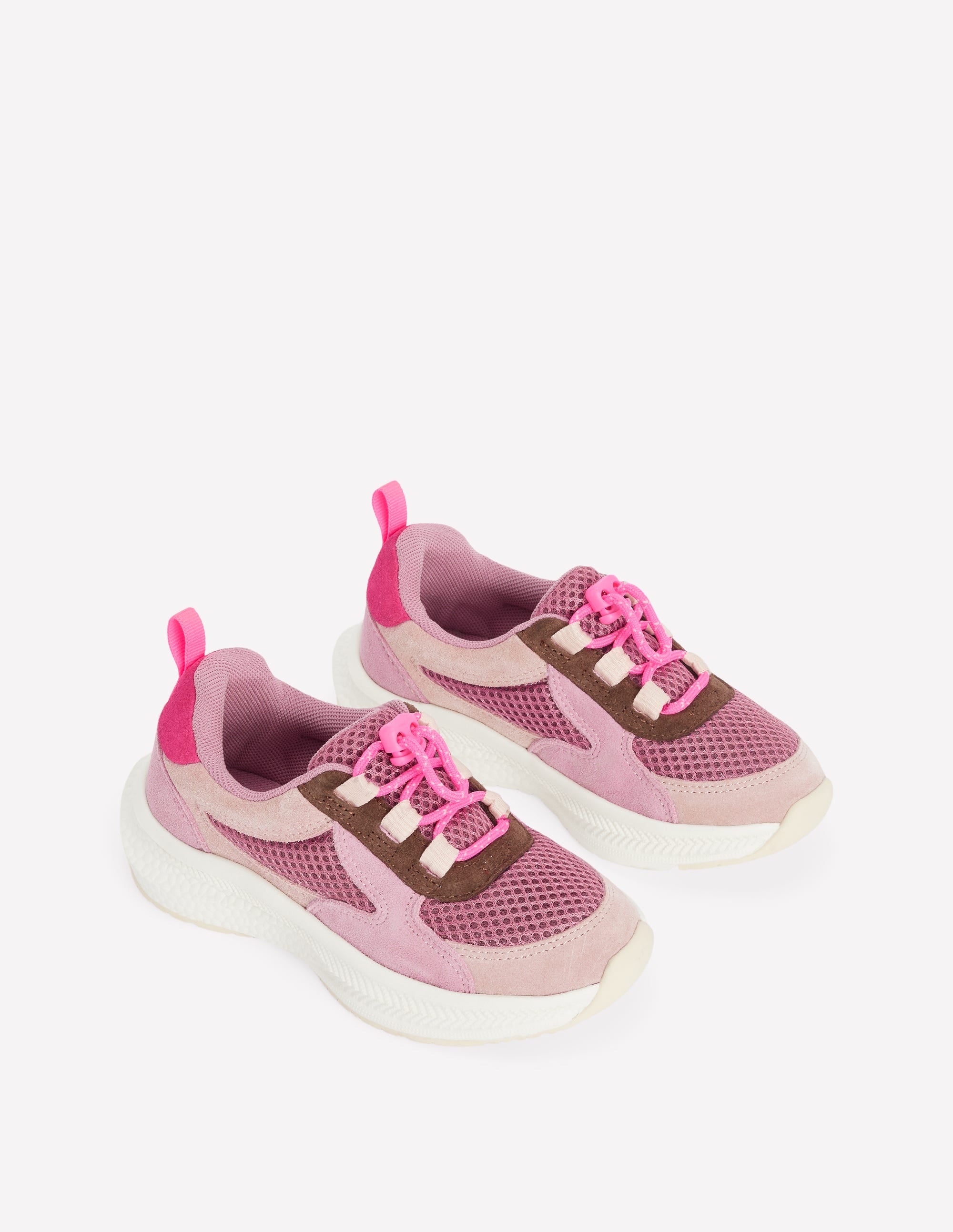 Pink Sporty Trainers-Pink Heather - Image 2