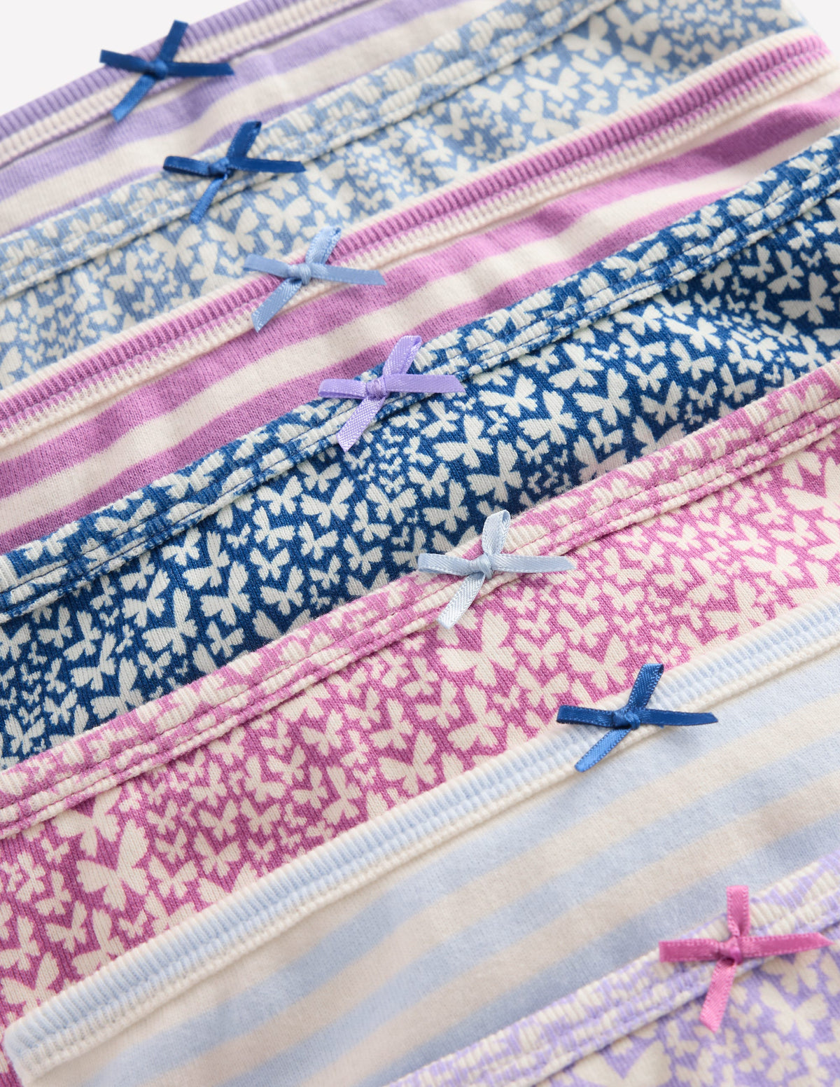 7-Pack Underwear-Purple Butterflies-2