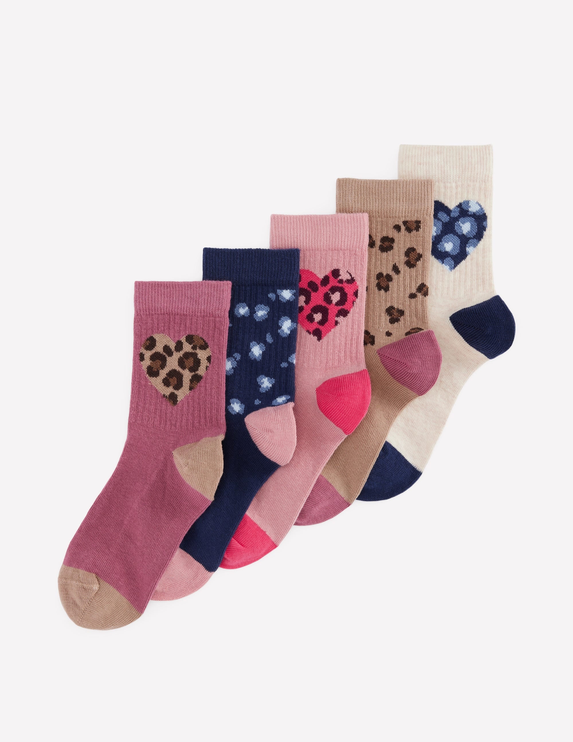 5-Pack Socks-Leopard - Image 1