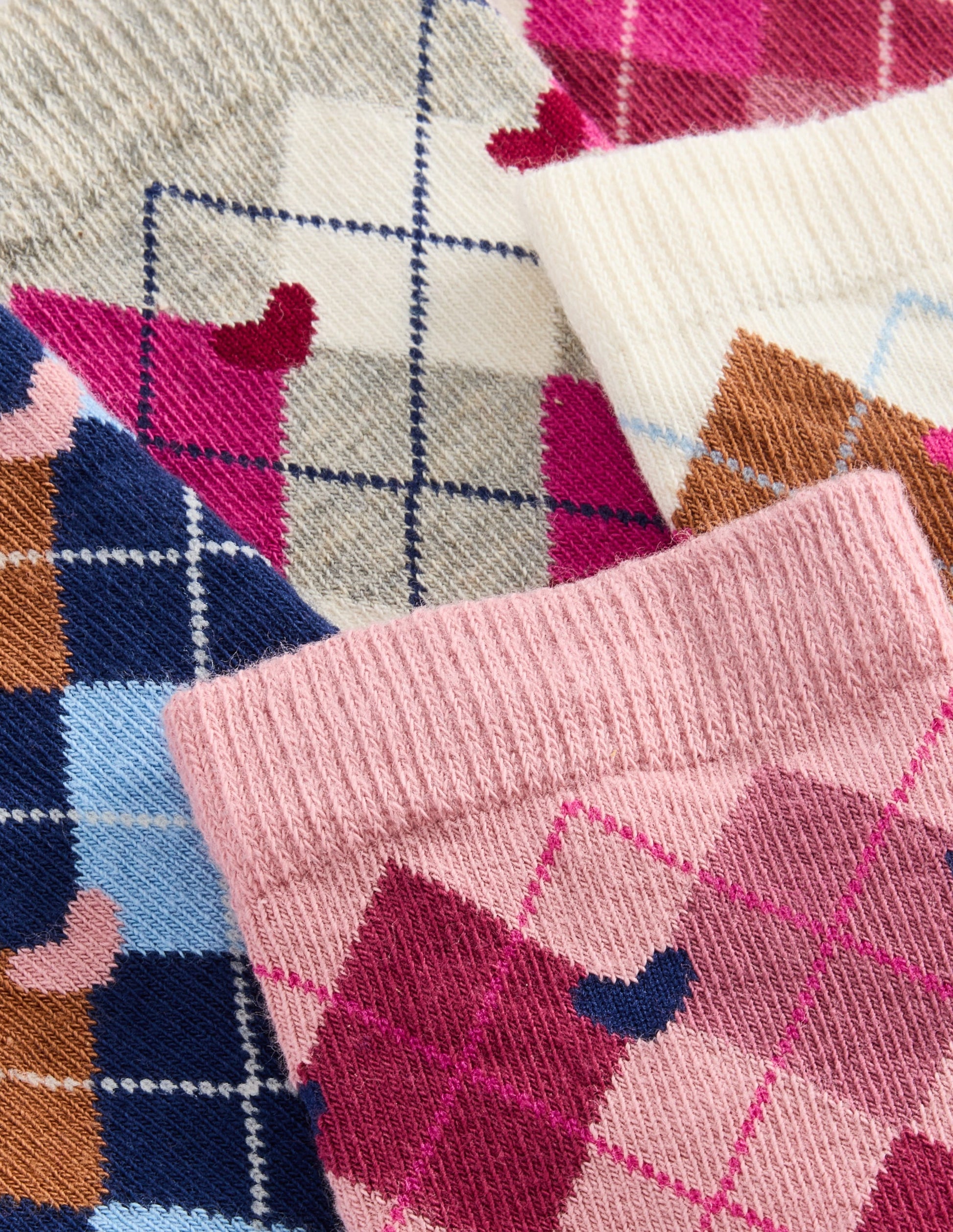 5-Pack Socks-Multi Argyle-2