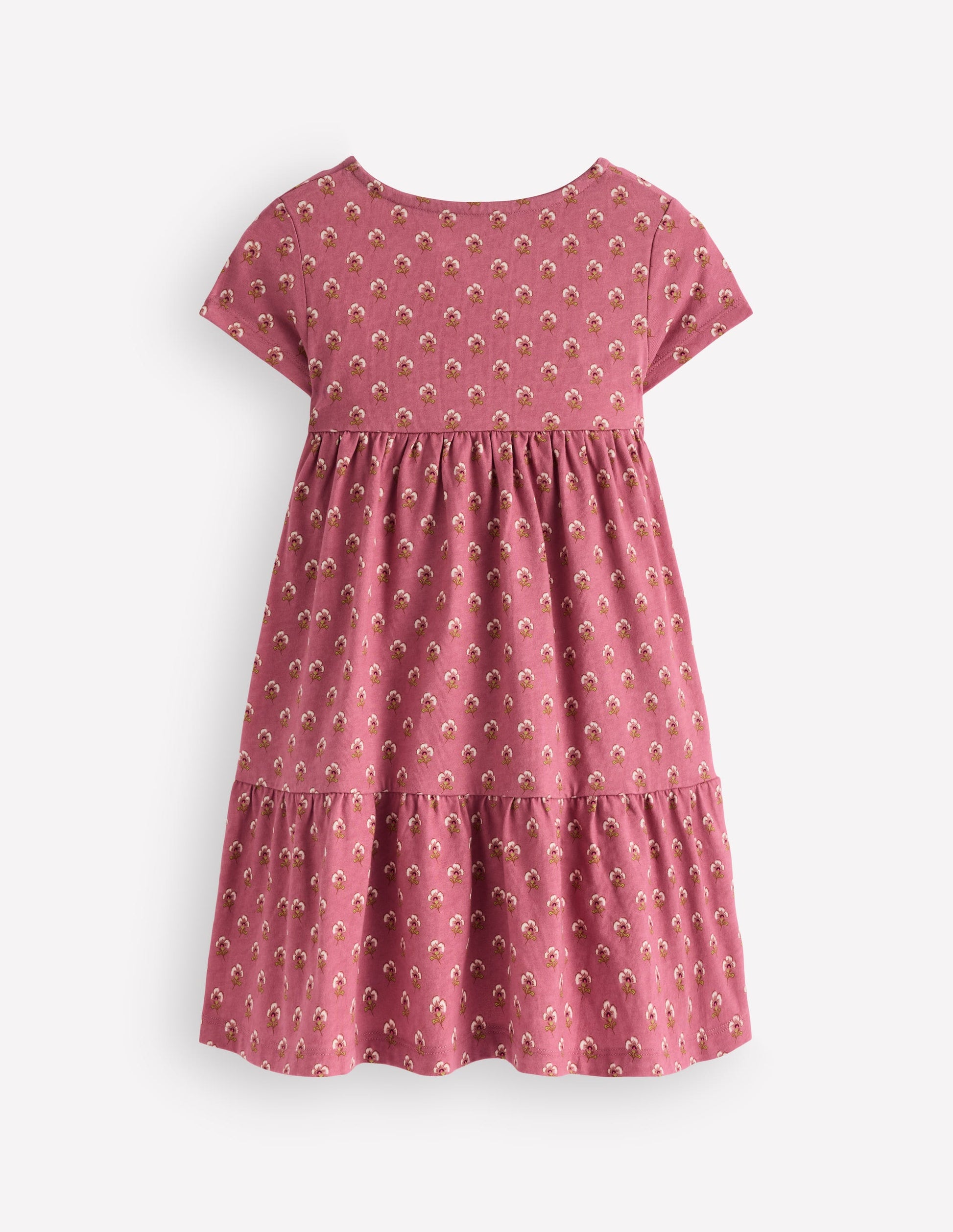 Ariel Twirly Jersey Dress-Pink Floral-2