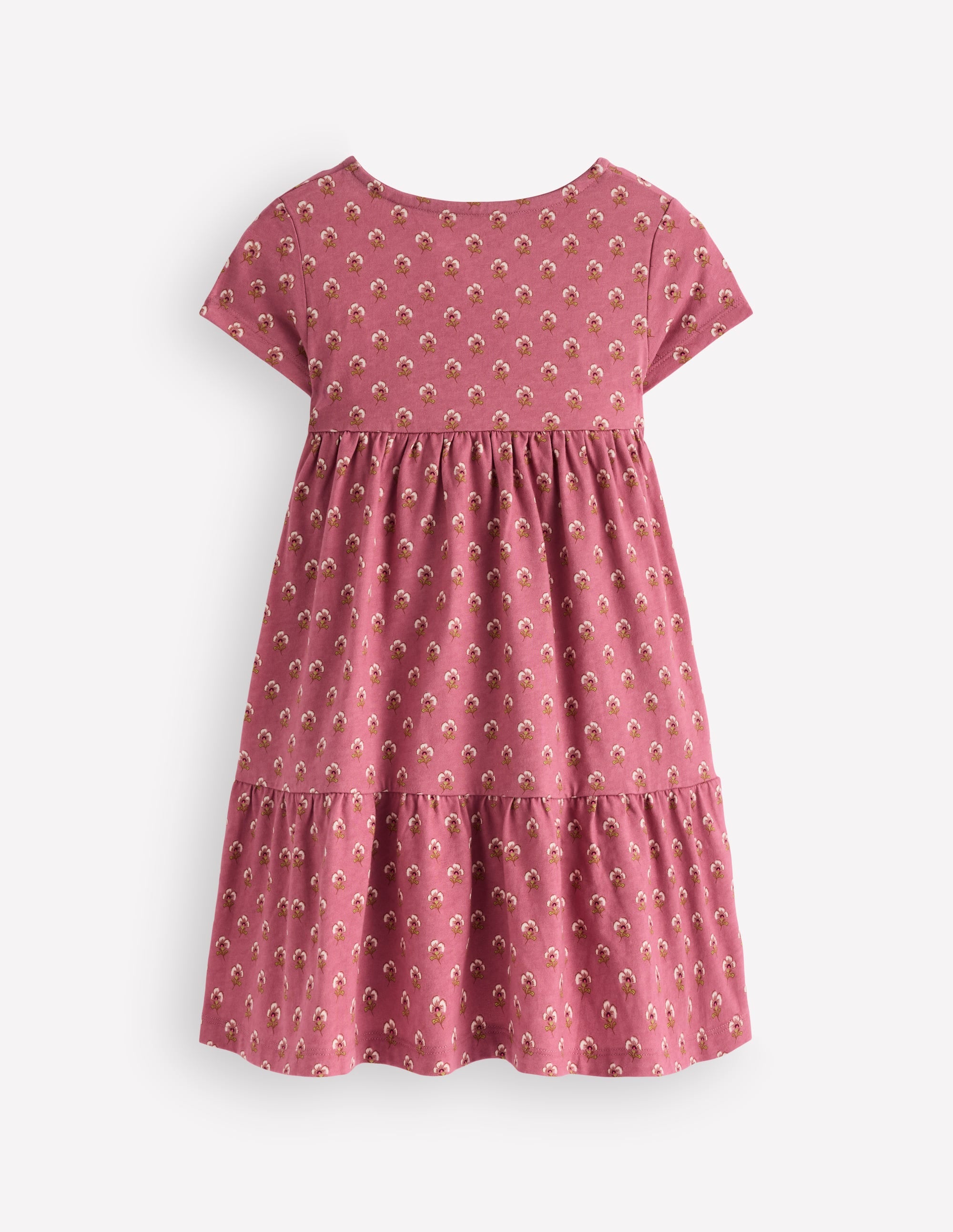 Ariel Twirly Jersey Dress-Pink Floral - Image 2