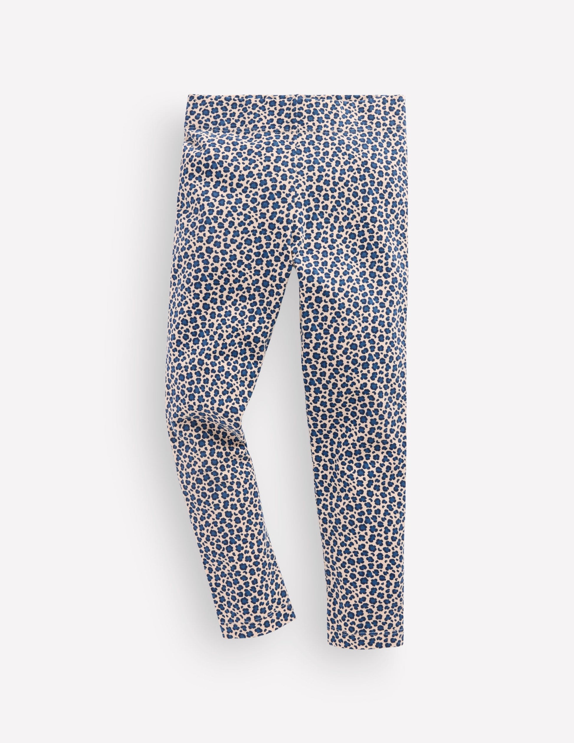 Fun Leggings-Calico White/ Blue Leopard-1