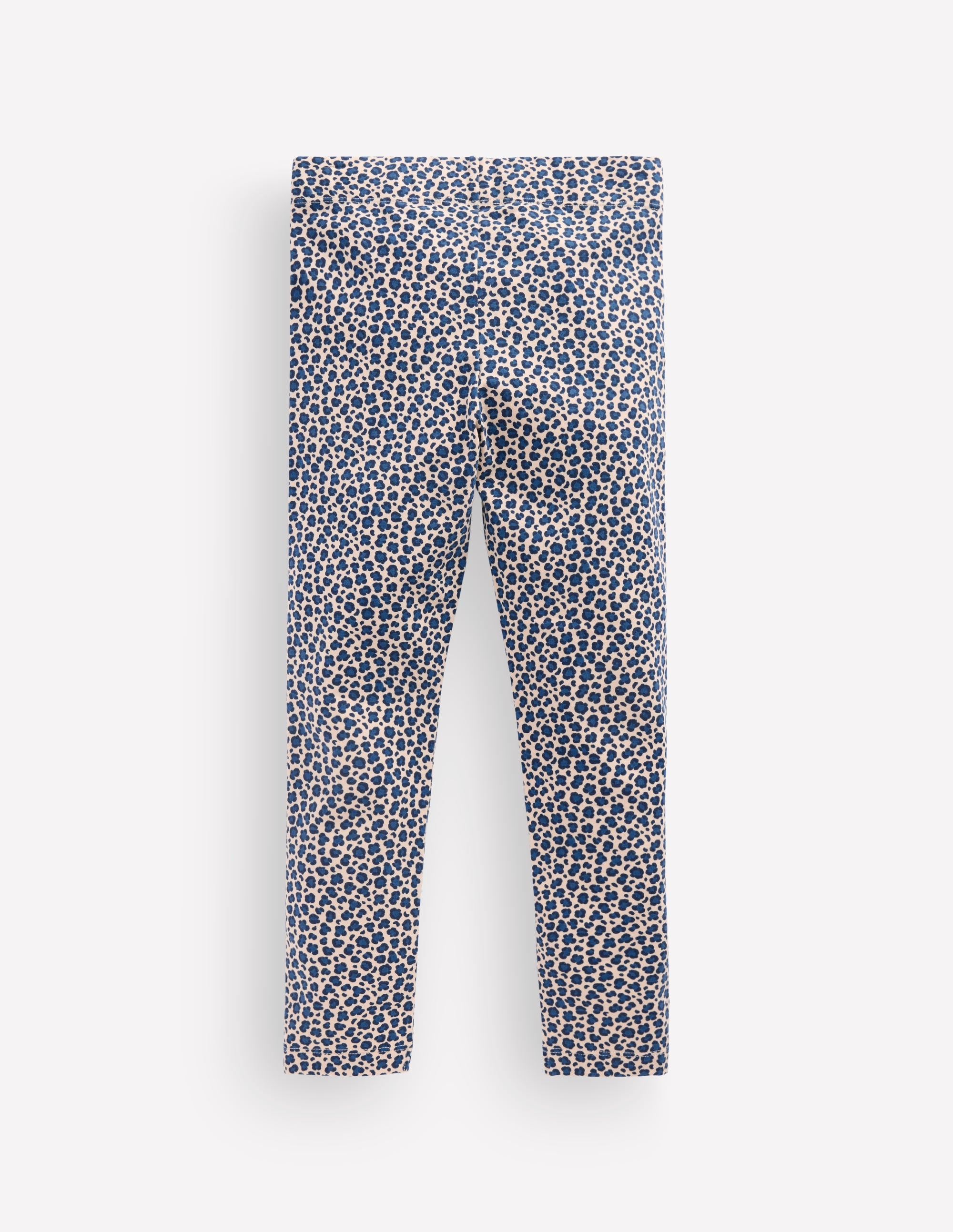 Fun Leggings-Calico White/ Blue Leopard - Image 2
