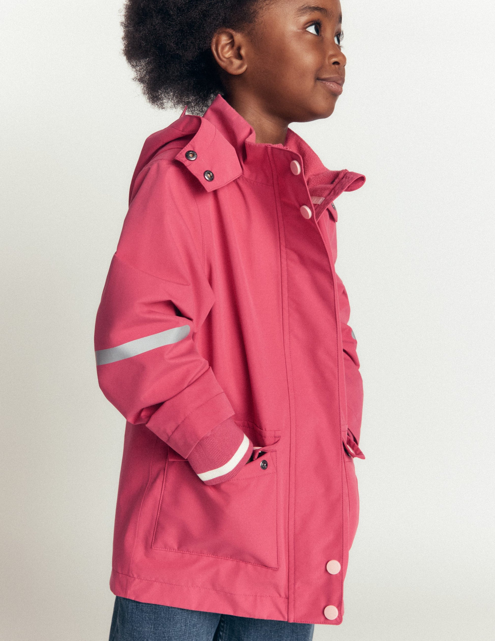 Waterproof Fisherman's Jacket-Vintage Rose-1