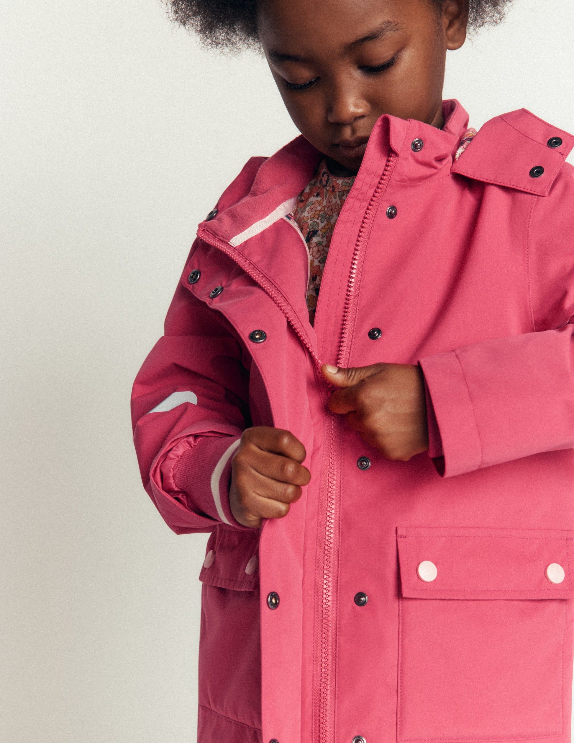 Waterproof Fisherman's Jacket-Vintage Rose-2
