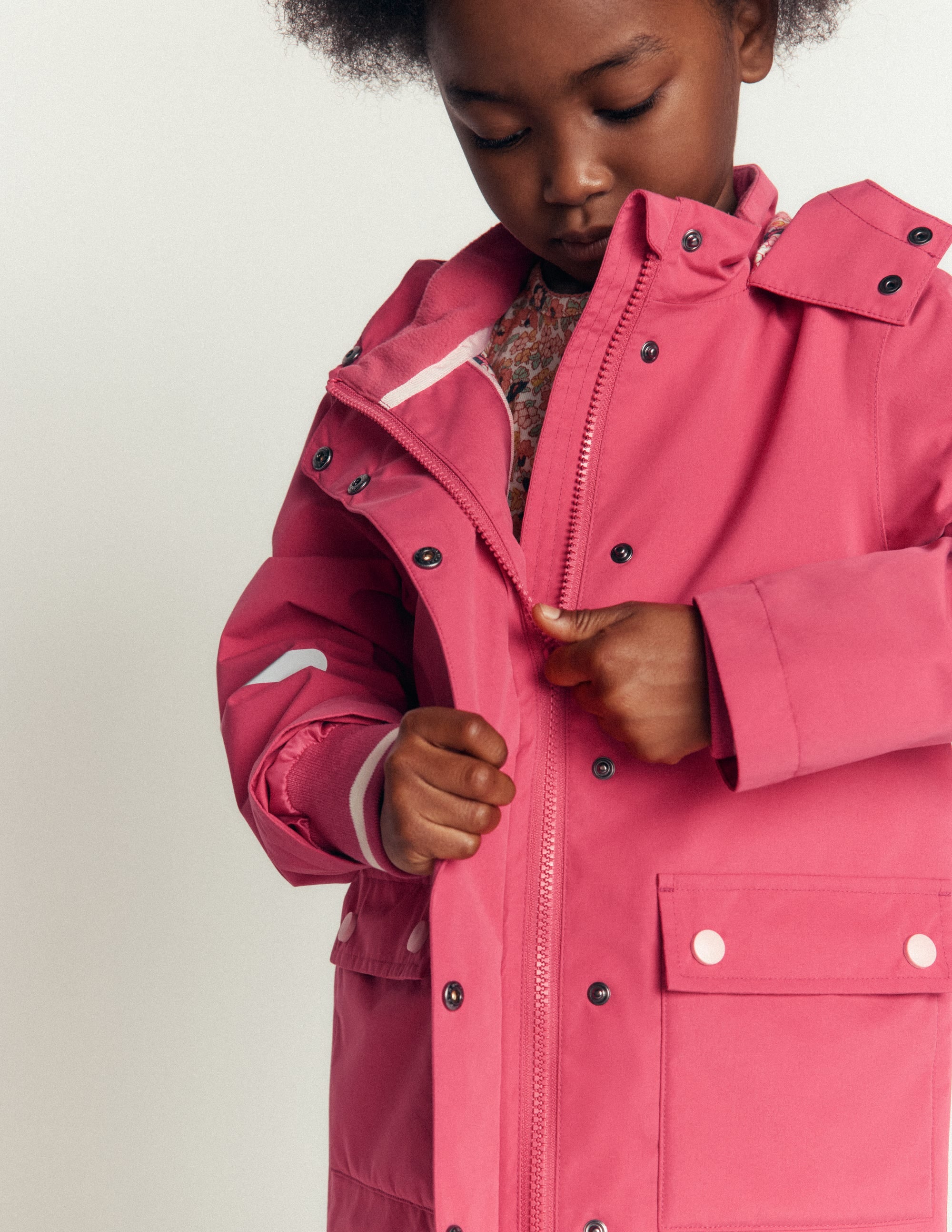 Waterproof Fisherman's Jacket-Vintage Rose - Image 2