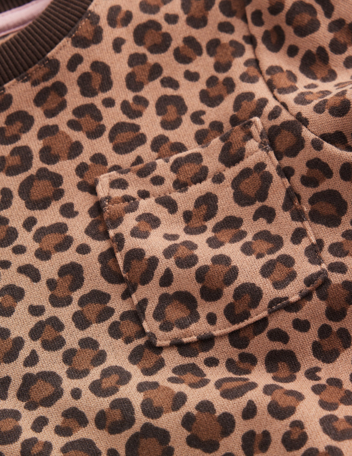 Minna Sweatshirt Dress-Leopard-3