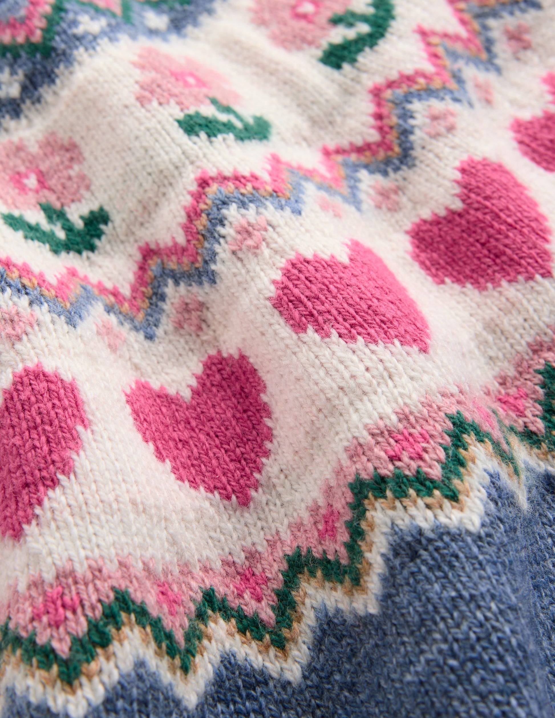 Eleanor Fair Isle Sweater-Bluejay Marl-4